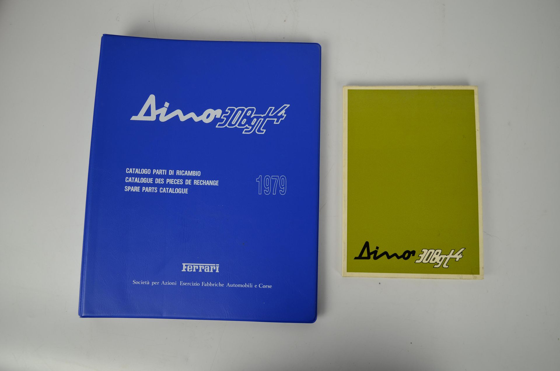 Notice d’entretien + Catalogue pièces de rechange Dino 308 GT4 Manuale di serviz&hellip;
