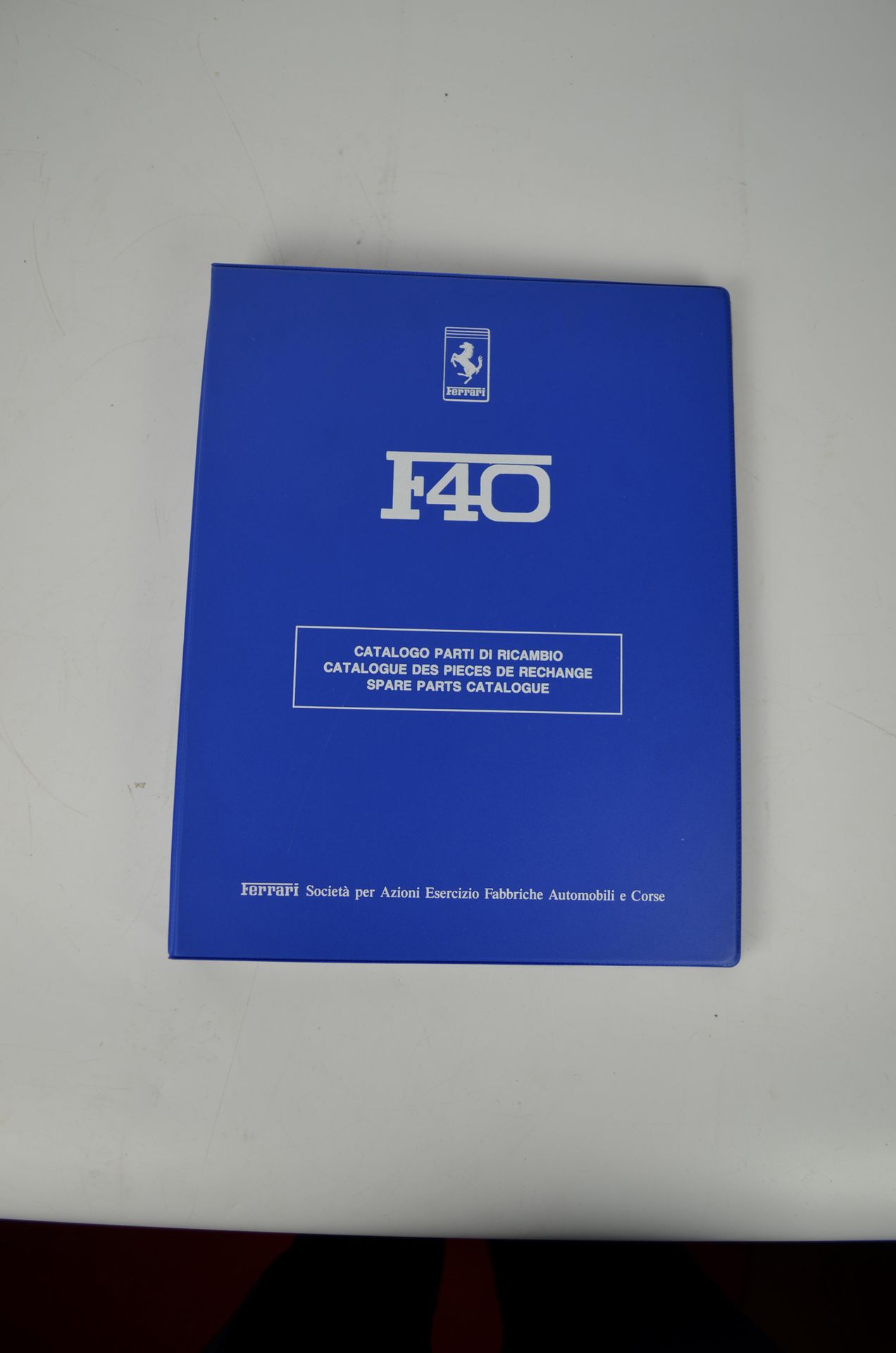 Catalogue de pièces de rechange F40 Ersatzteilkatalog F40