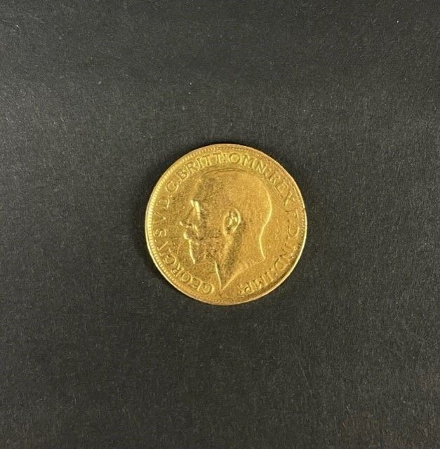Null 
GRAN BRETAÑA (Reino de)

Moneda de oro del Soberano Jorge V, 1912. Inscrip&hellip;