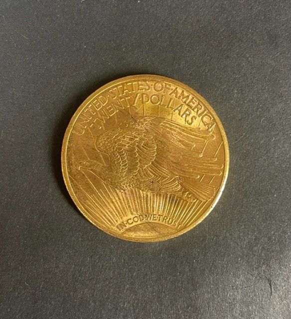 Null 
EE.UU.

20 dólares de oro, tipo estatua, 1922

Peso : 33,4 g