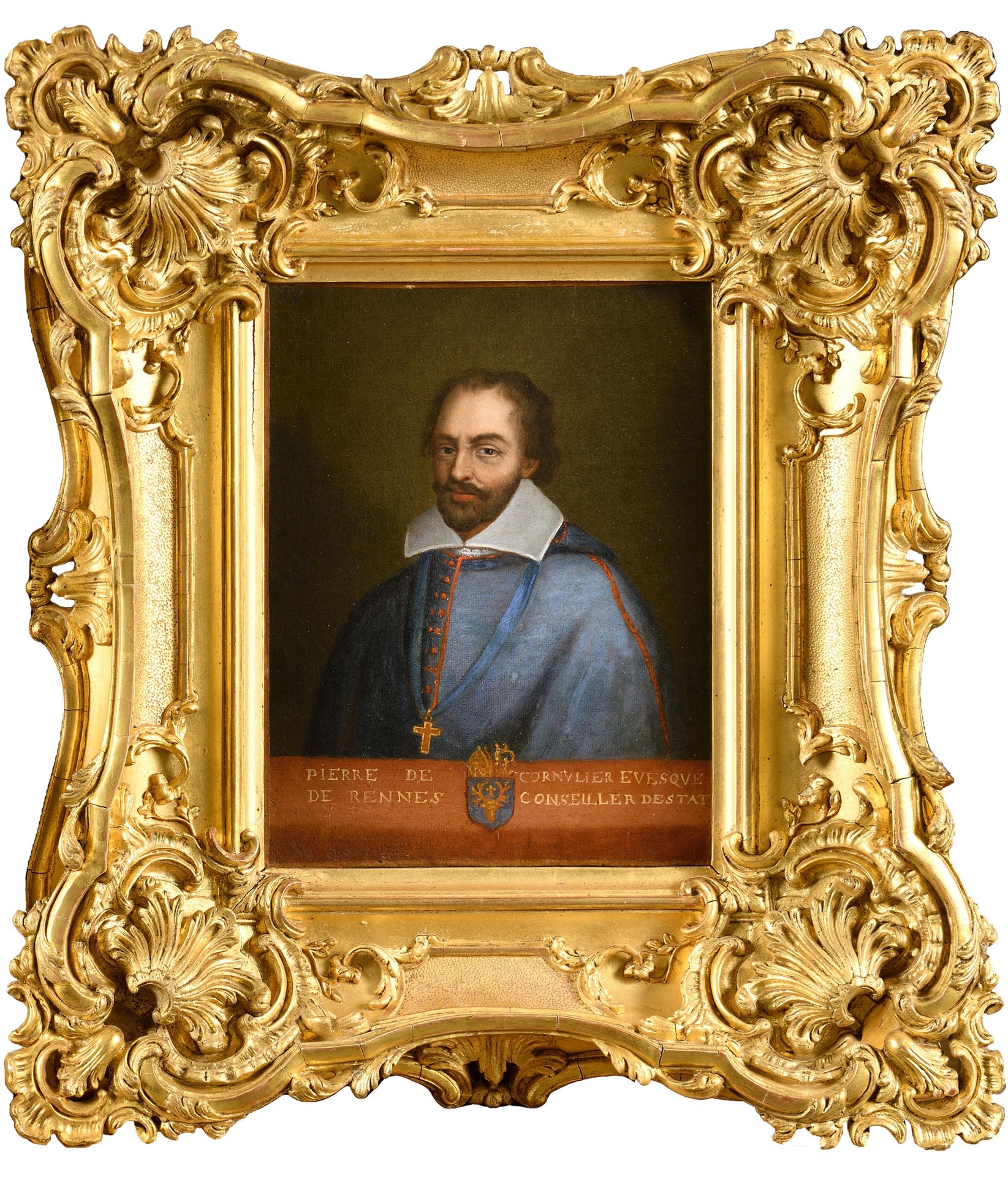Null Portrait of Gui Champion de Cicé, bishop and count of Tréguier Oil on canva&hellip;