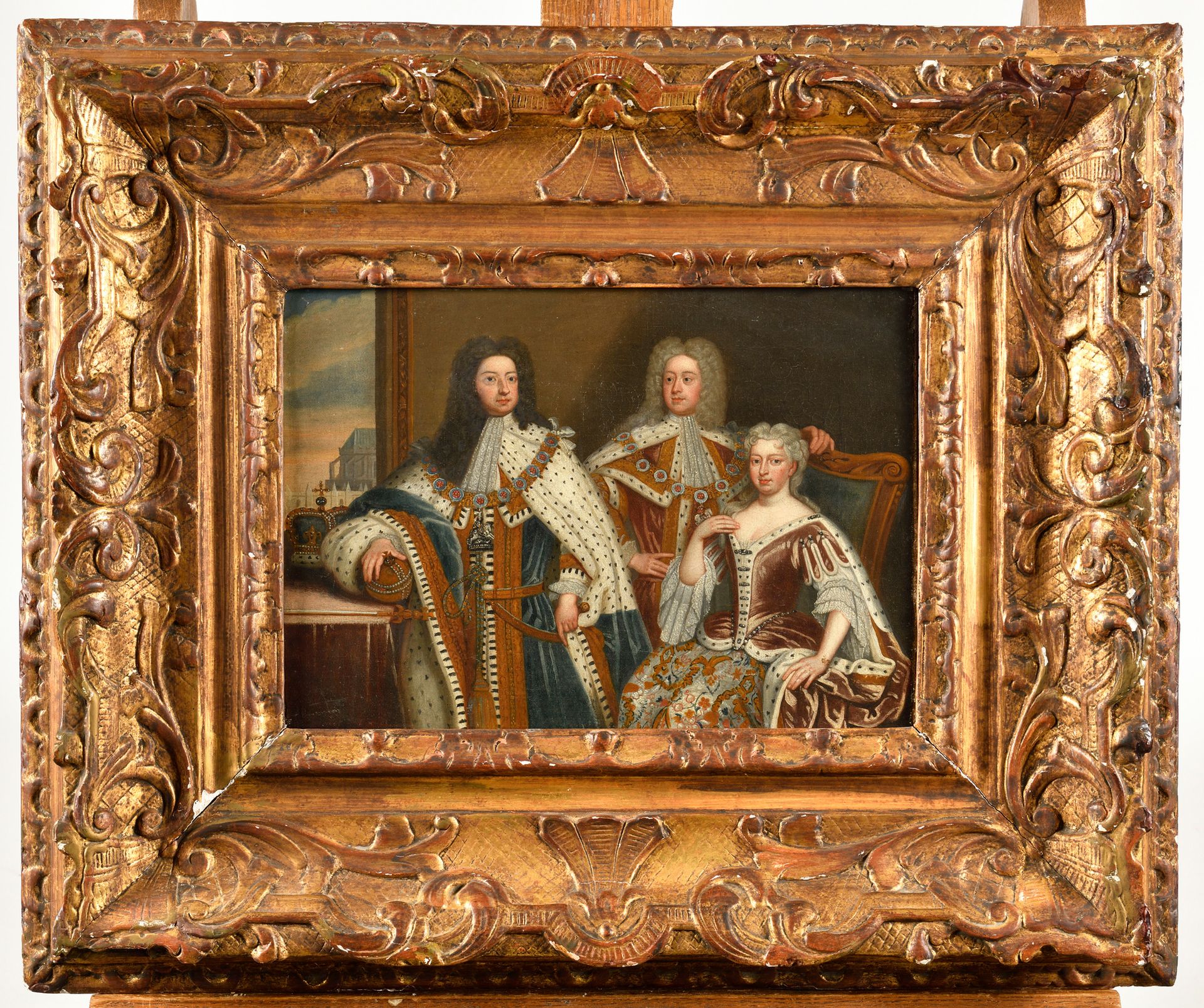 Null 
18世纪英国学校 

乔治一世（奥斯纳布吕克，1660-1727）的肖像，他的儿子乔治二世（汉诺威，1683-伦敦，1760），威尔士王子的肖像

&hellip;