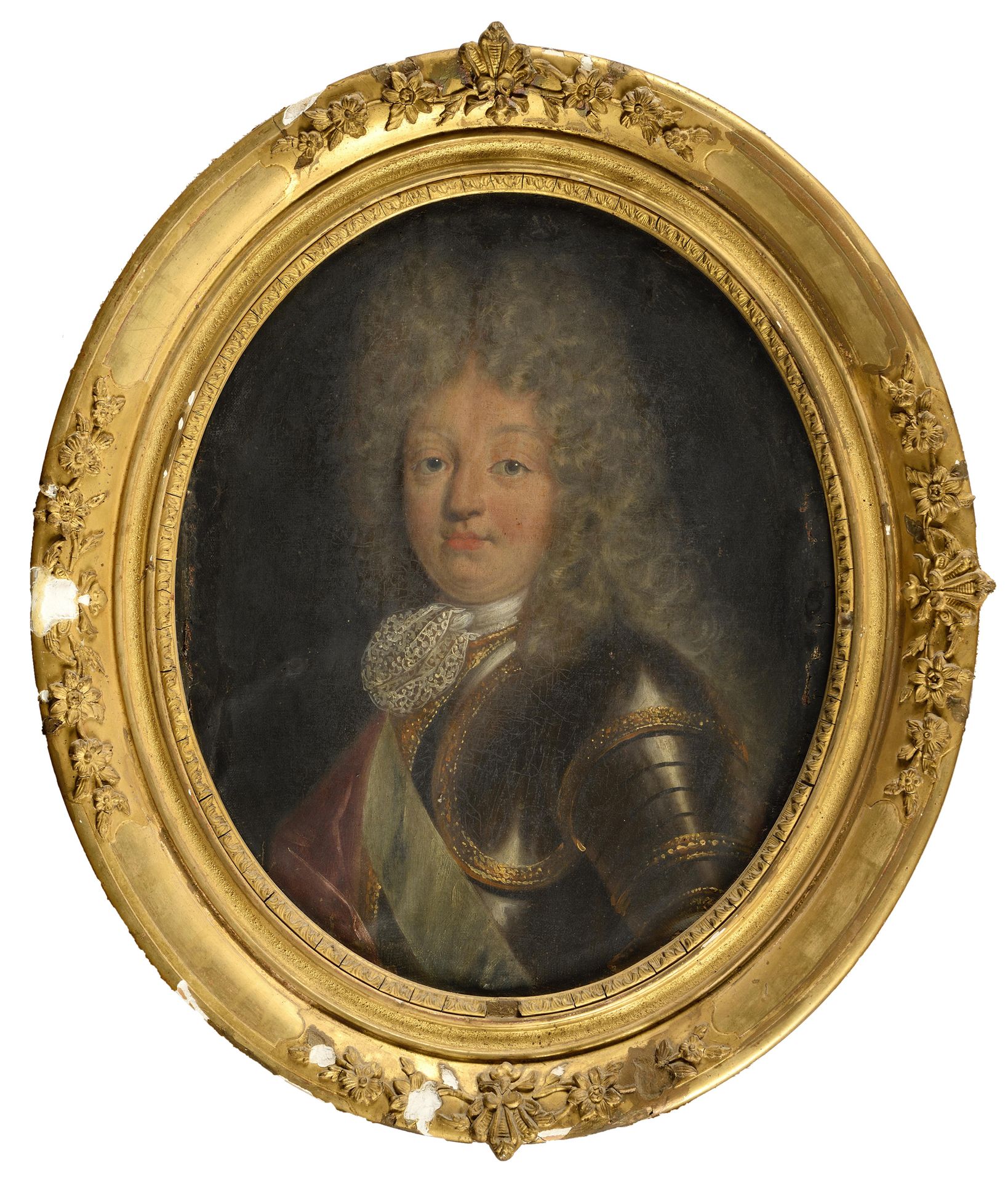 Null 
ÉCOLE FRANCAISE DU XVIIIE SIÈCLE

Portrait du grand Dauphin

Toile ovale d&hellip;