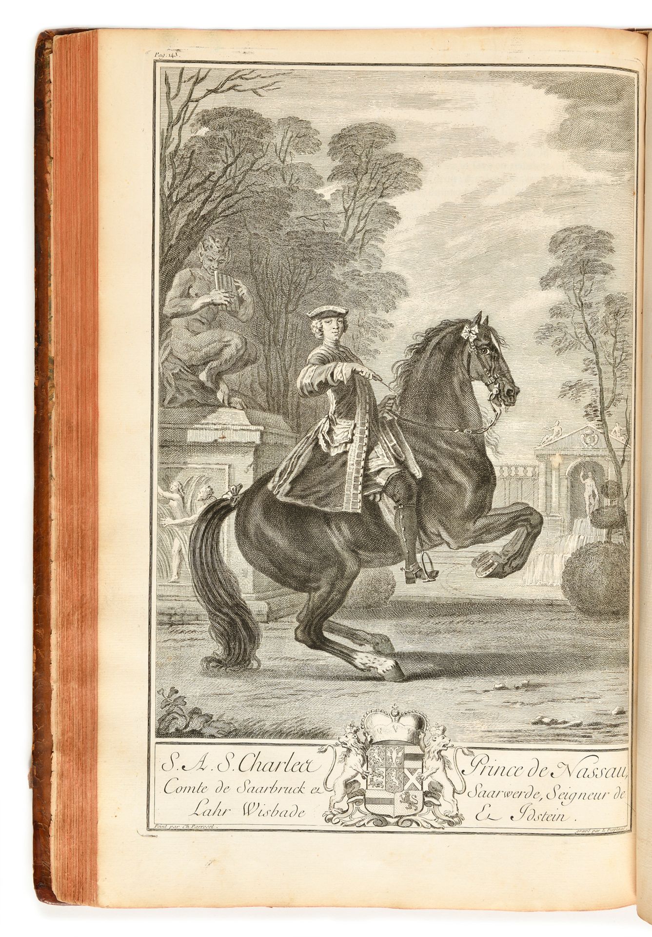 Null LA GUÉRINIÈRE (François Robichon de). École de cavalerie. À Paris, chez Hua&hellip;