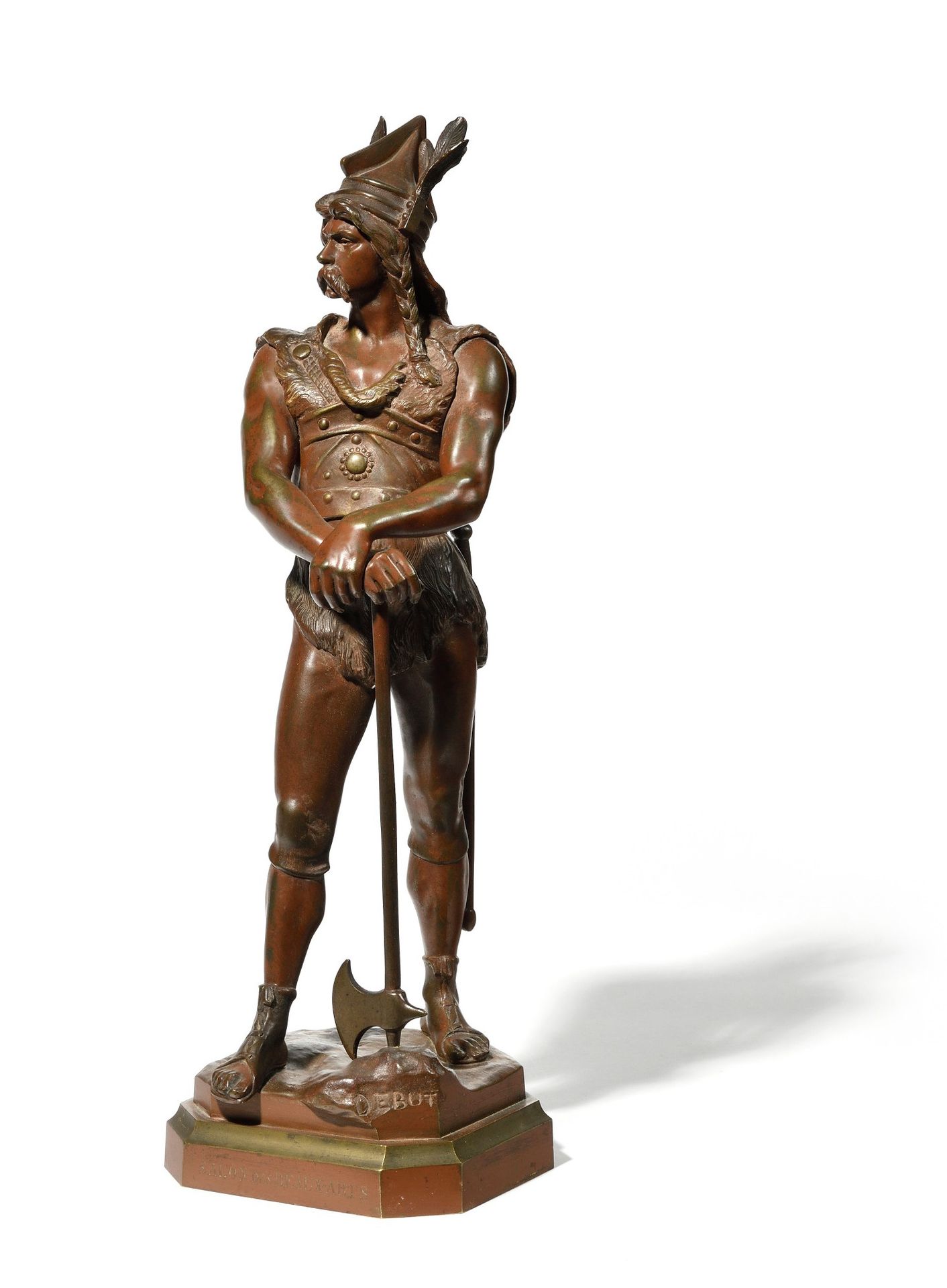 Null Jean Didier DEBUT después. Busto de Vercingetorix. Objeto de bronce con una&hellip;