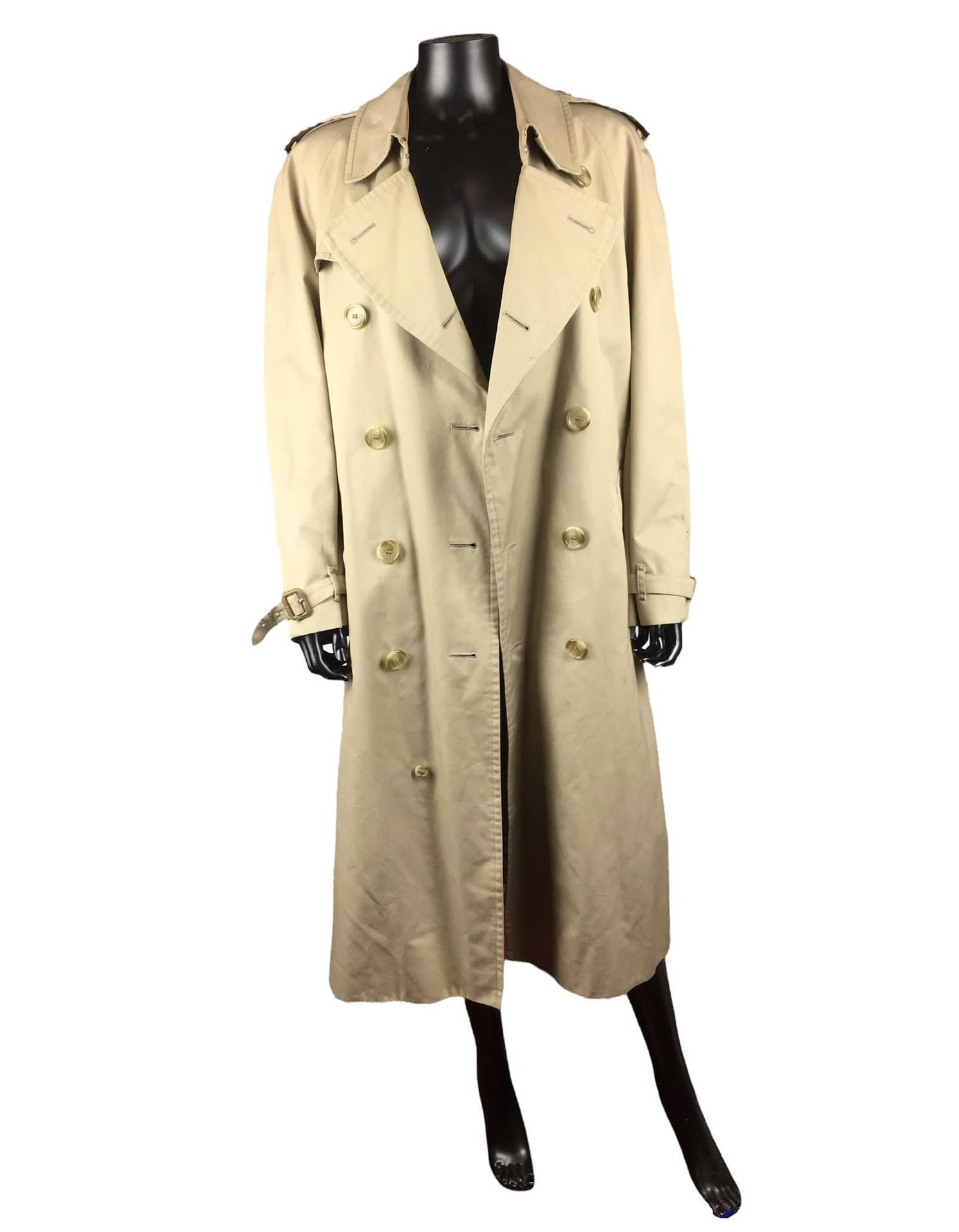 Null BURBERRY Trench coat, removable wool lining T.M (lacks belt, some buttons, &hellip;