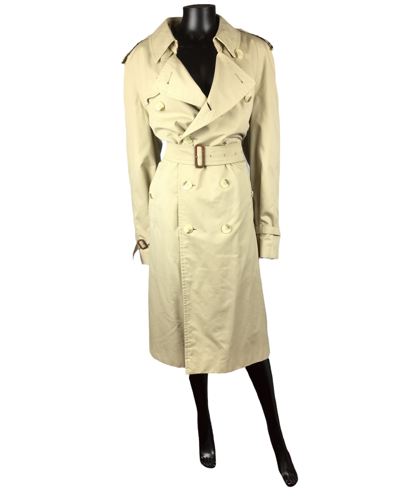 Null BURBERRY Canvas trench coat with its lining T. XL (very good condition)