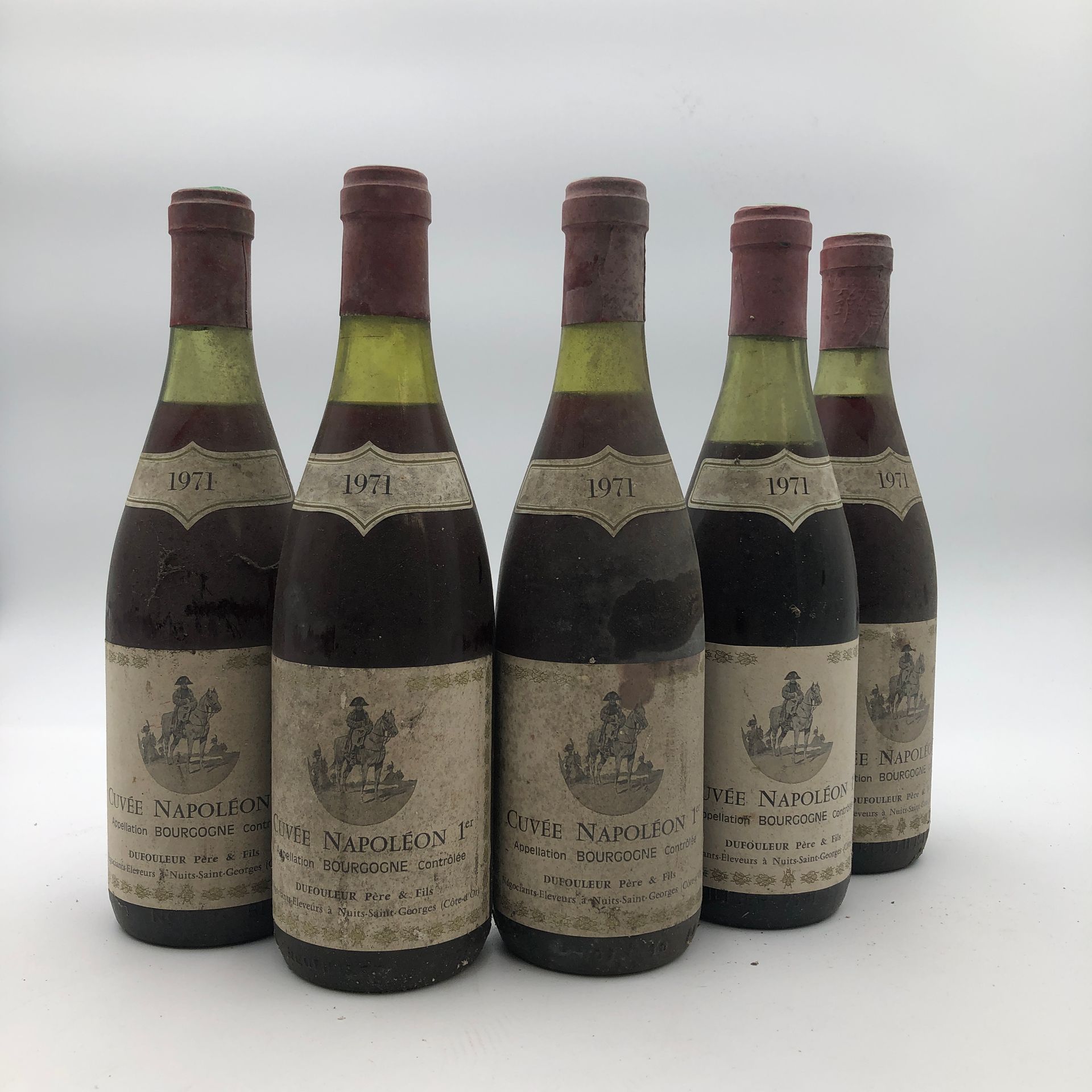 Null 5 botellas Borgoña 1971 Cuvée Napoléon 1er Dupouleur Père & fils 

(N. 2 a &hellip;