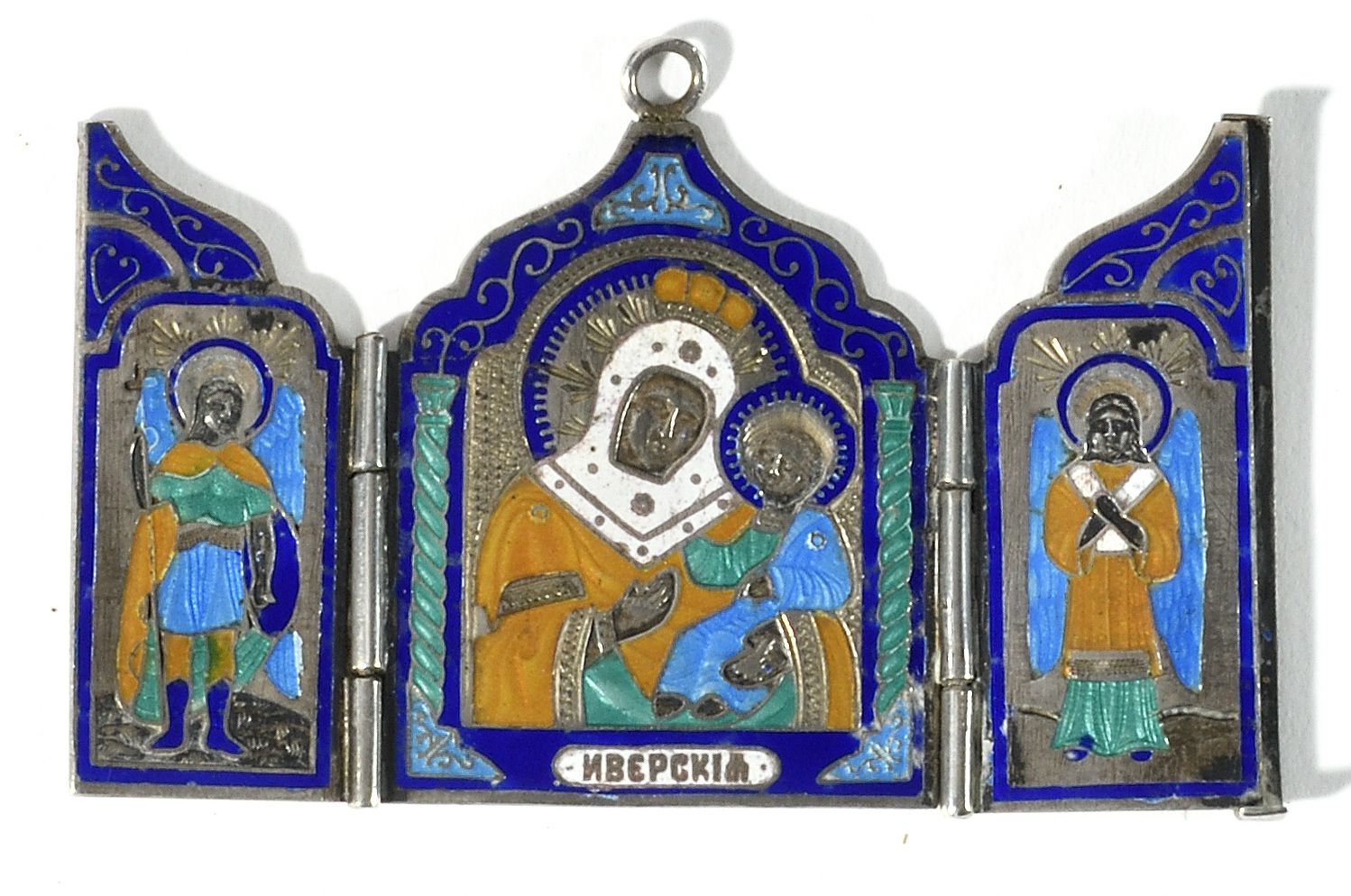 Null IСÔNE of travel "The Virgin Mary of Iversk"

Silver, enamel

Hallmarks: cit&hellip;