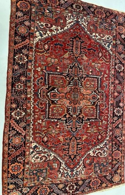 Null 
重要的地毯，赫里兹（伊朗西北部，约1890/1900）。