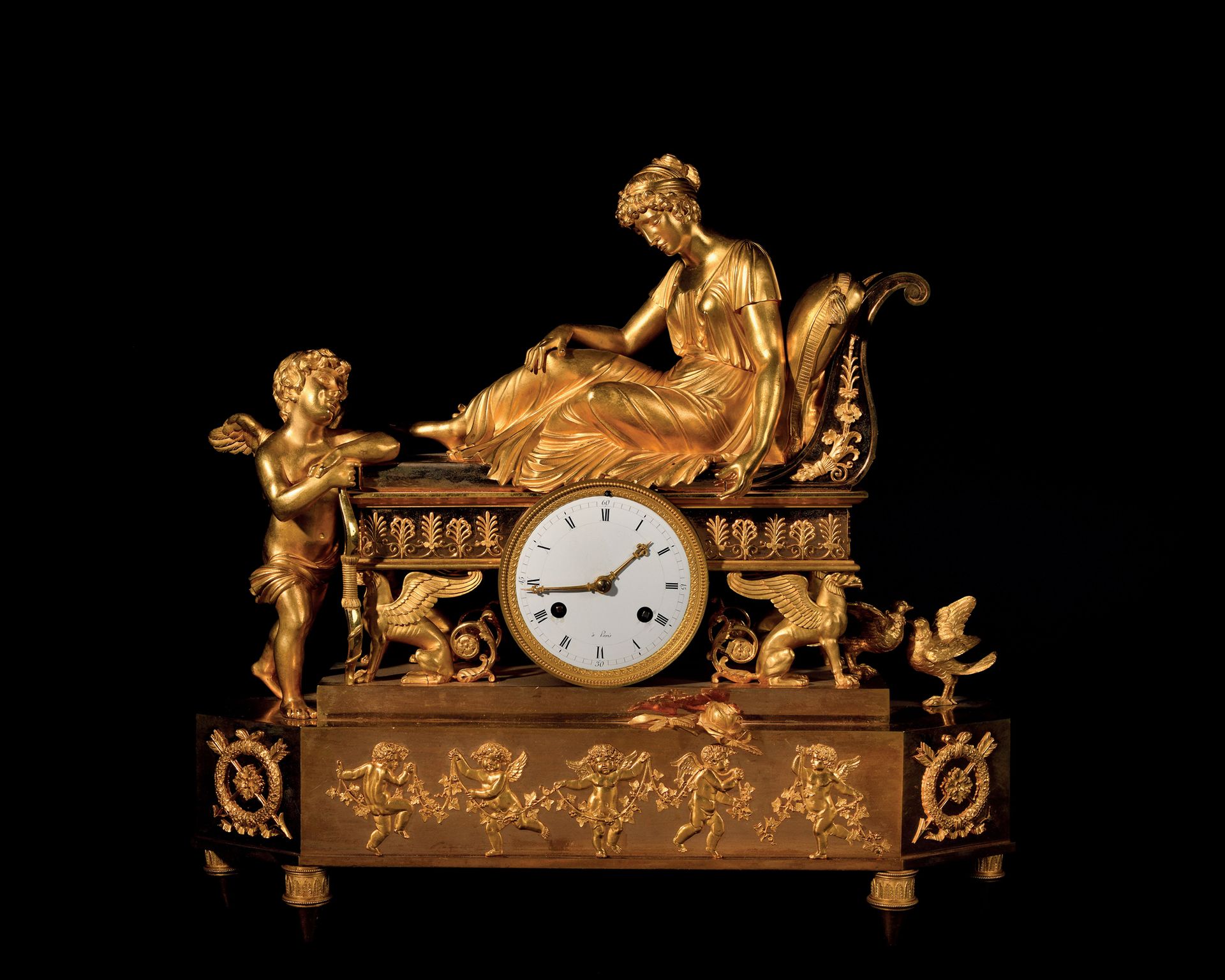 Null HANGER 

in gilt bronze representing Venus waiting for Love, the goddess ly&hellip;