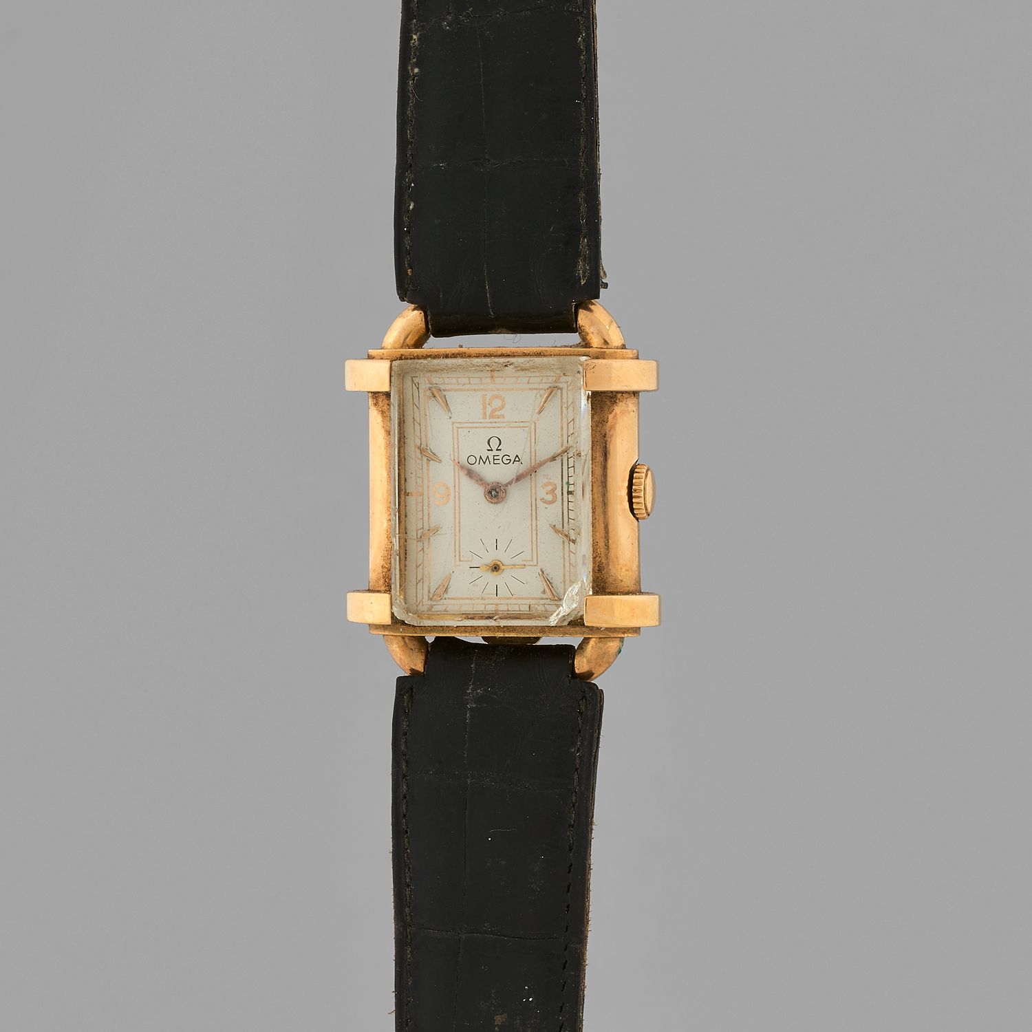 Null OMEGA
Ref: 11085462.
Circa: 1960.
Pink gold bracelet watch 750/1000. Rectan&hellip;