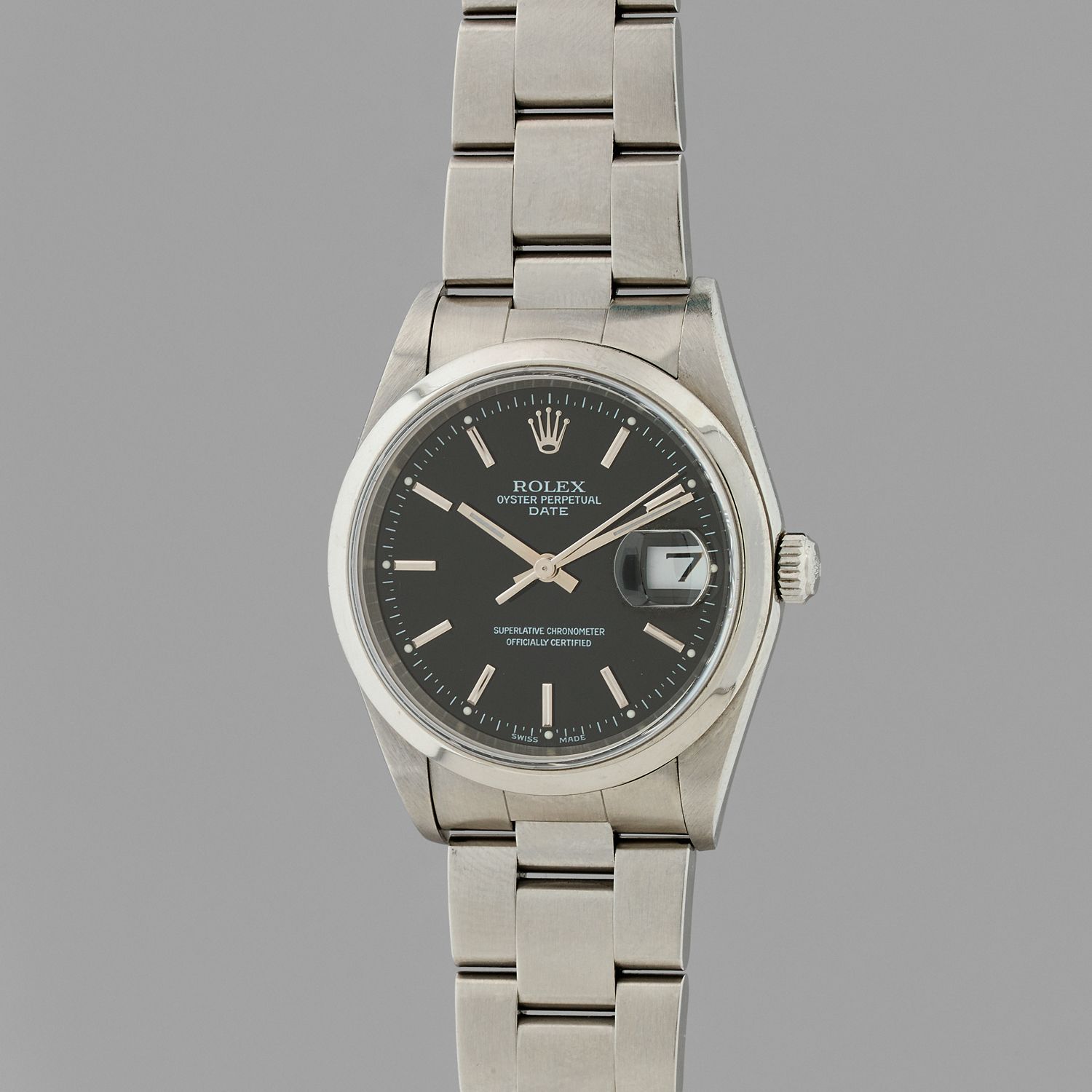 Null ROLEX
Oyster Perpetual Date.
Ref: 15200.
Vers: 2003.
Armbanduhr aus Stahl. &hellip;