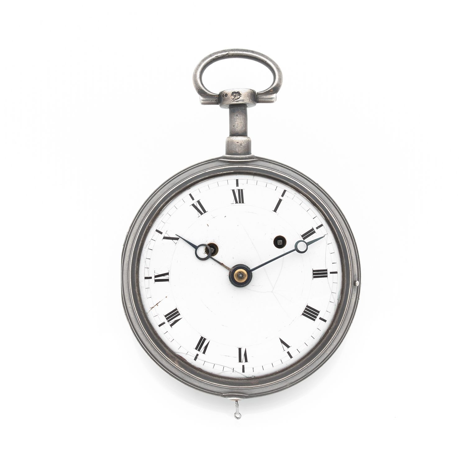 Null 格里贝林在巴黎
教练观察。 
约：1680年。

卓越的银质马车表，经过时可重复显示小时和刻钟，并可根据需要拉动6点钟方向的链条。珐琅表盘，罗马数字，&hellip;