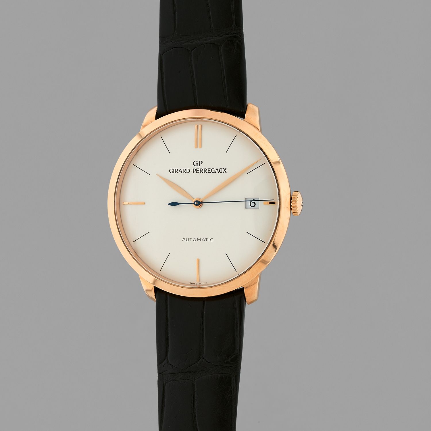 Null GIRARD PERREGAUX
1966 
Ref : 49527.
Circa: 2017.
Pink gold bracelet watch 7&hellip;
