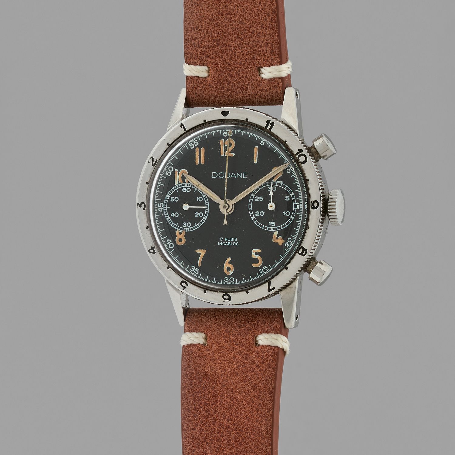 Null DODANE
TYPE XX. 
Circa: 1950.
Iconic chronograph of the French army. Equipp&hellip;
