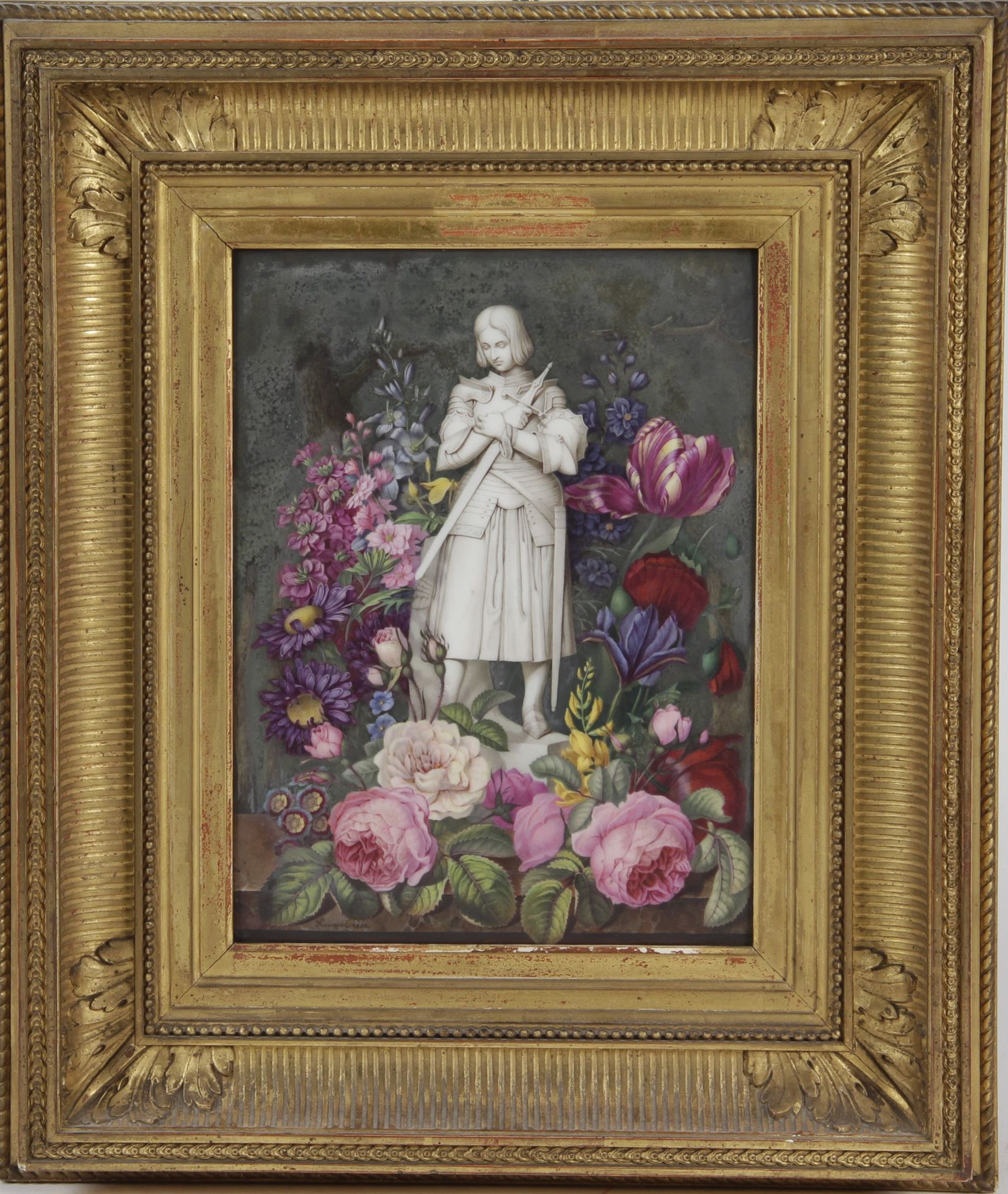 Null ÉCOLE FRANÇAISE DU XIXe SIÈCLE

"Jeanne d'Arc", peinture sur plaque de porc&hellip;