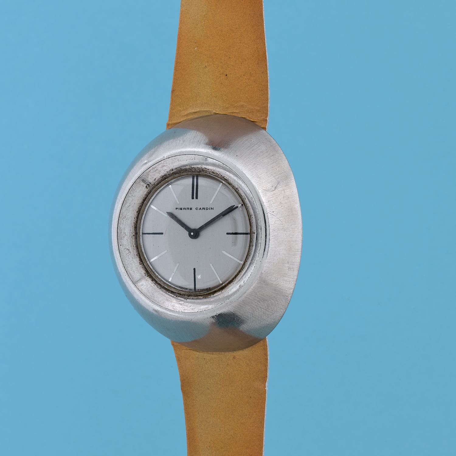 Null PIERRE CARDIN by JAEGER.
PC 104.
Circa: 1970.
Steel bracelet watch with chr&hellip;