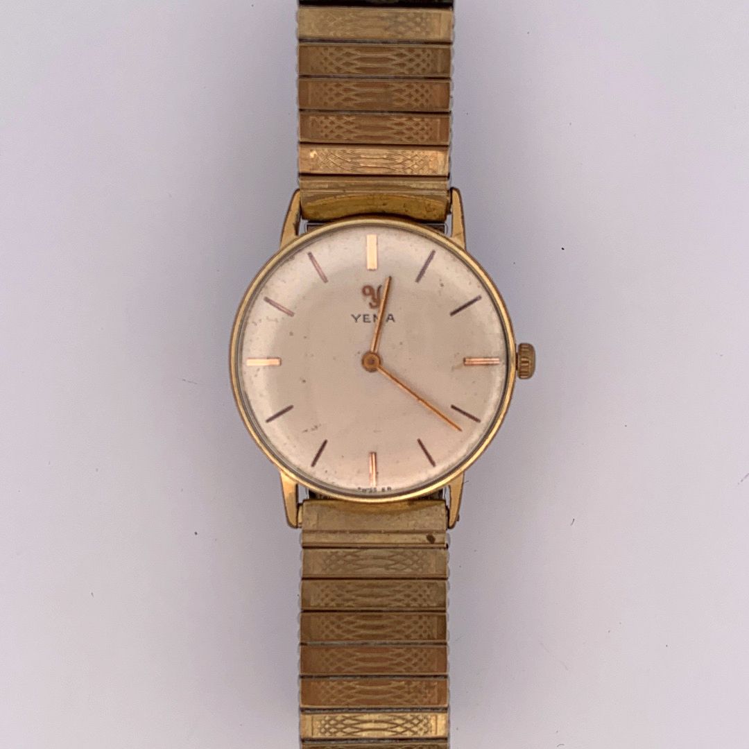 Null YEMA

经典的男士手表。

约1960年。

系列：Sans。 

外壳 : 镀金。

机芯：手动机械。

带子：Prima flex。

直径：&hellip;