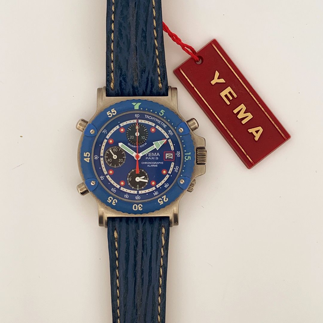 Null YEMA 

Reloj cronógrafo brasileño de hombre.

Serie: M40T865M.

Caja: Acero&hellip;