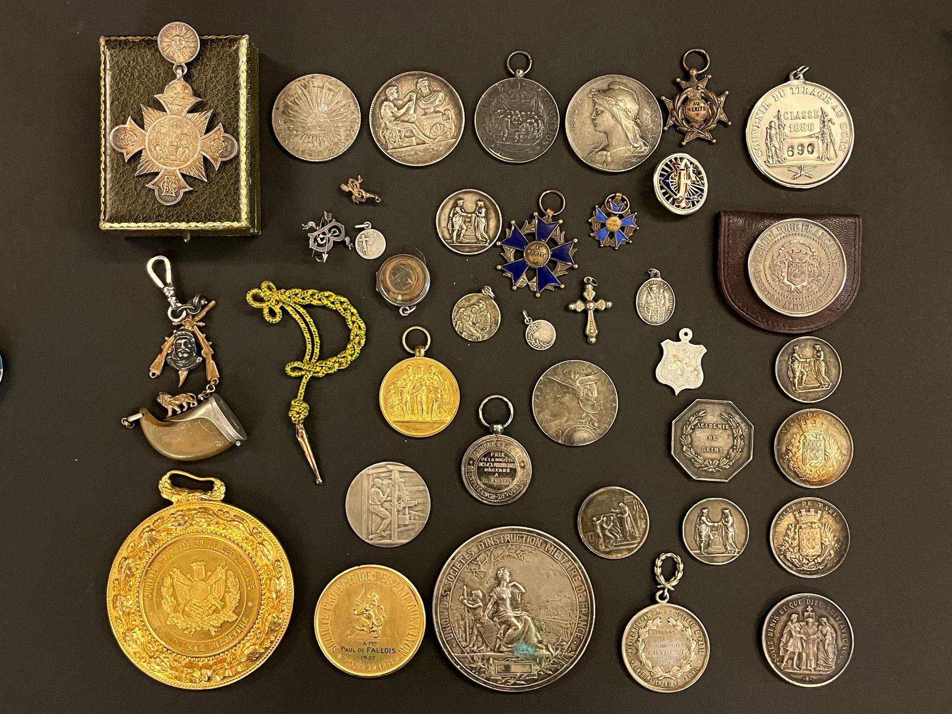 Null FRANCE.

Set of about thirty-five coins, including silver and awarded model&hellip;