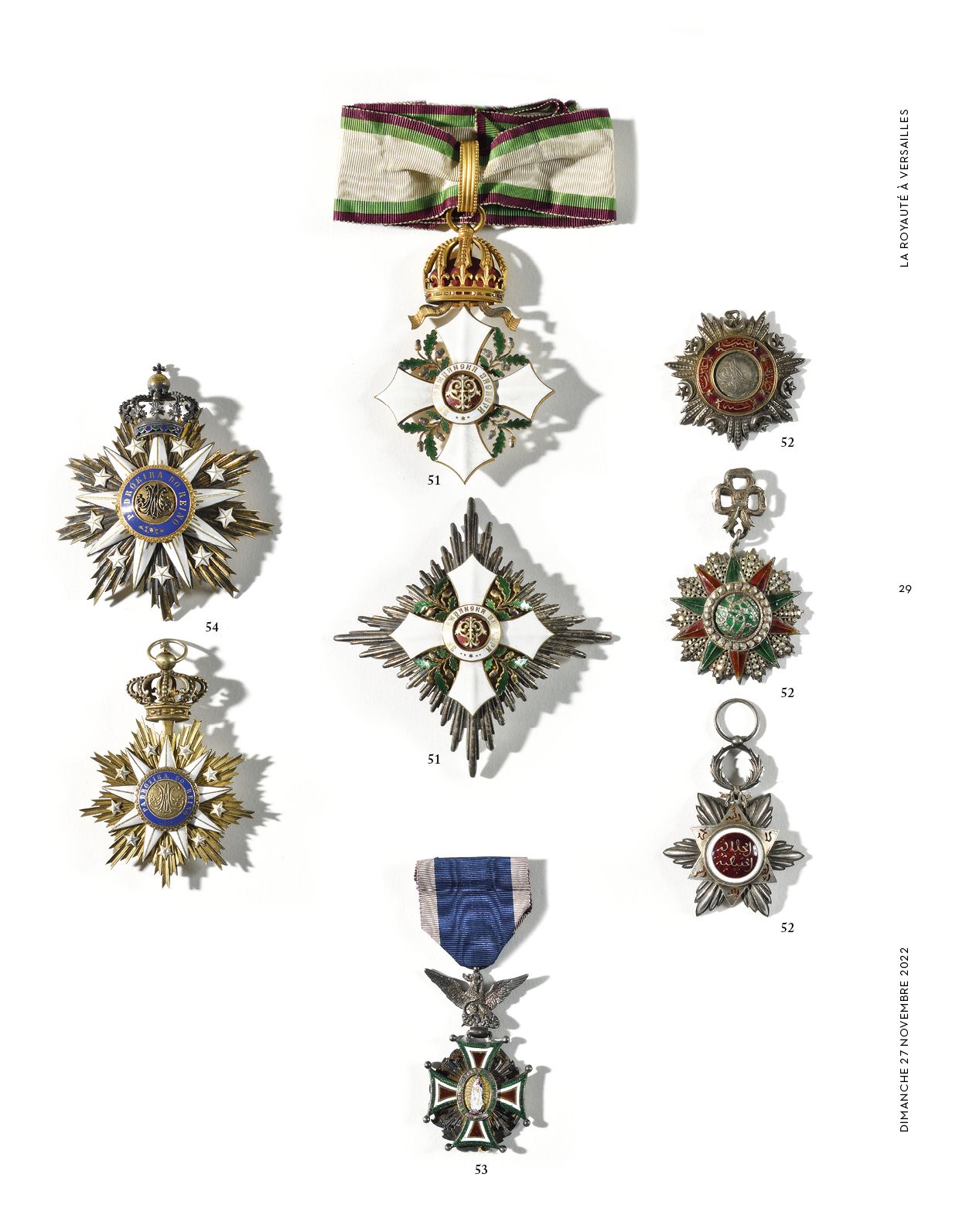 Null ORDER OF SAINT LAZARUS OF JERUSALEM. 

Set including : 

-Commander's cross&hellip;