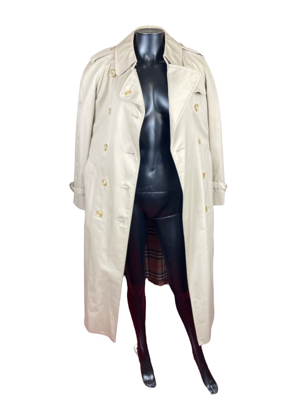 Null BURBERRY 
Trench coat in cotton gabardine, with its lining 
T : 38/40 
(goo&hellip;