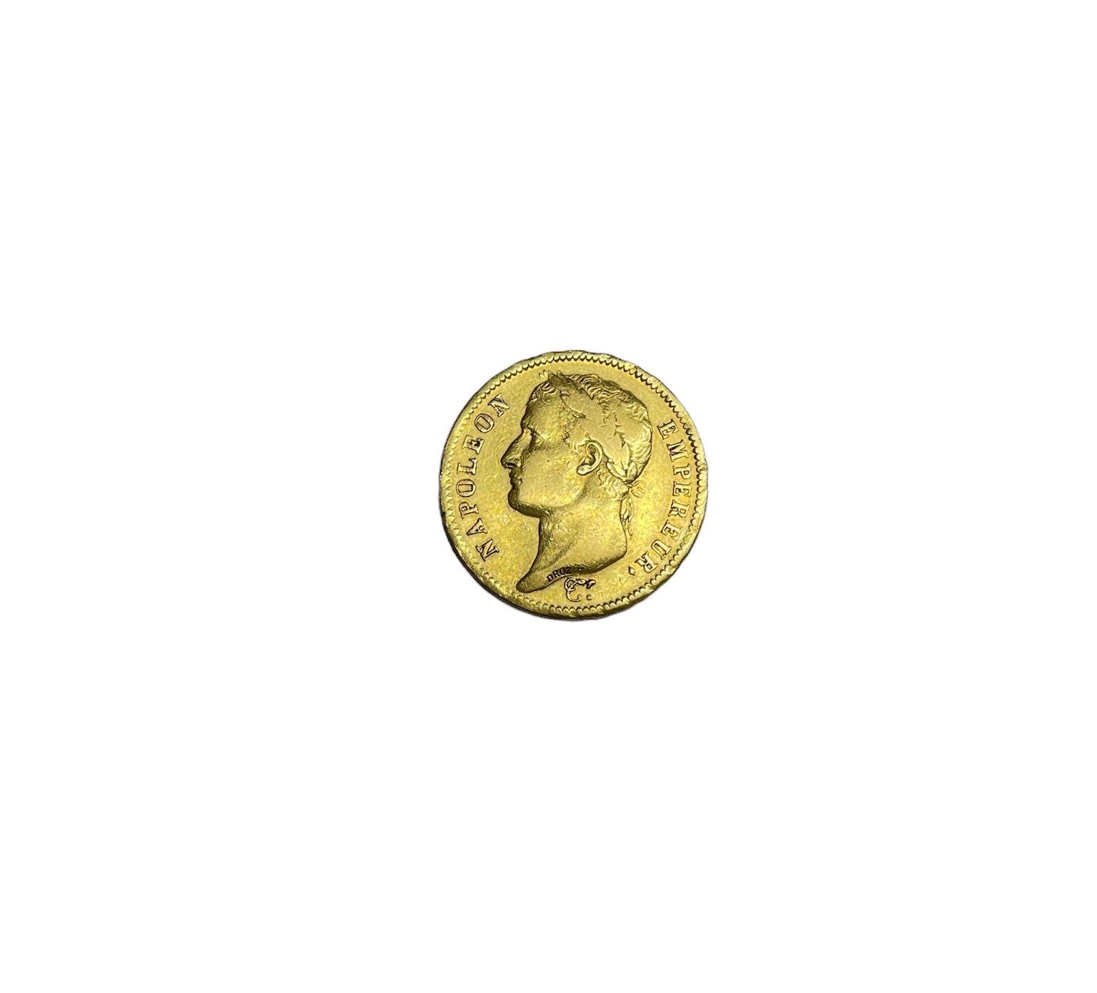 Null FRANKREICH
40 Franken Gold 1811
Gewicht: 13 g