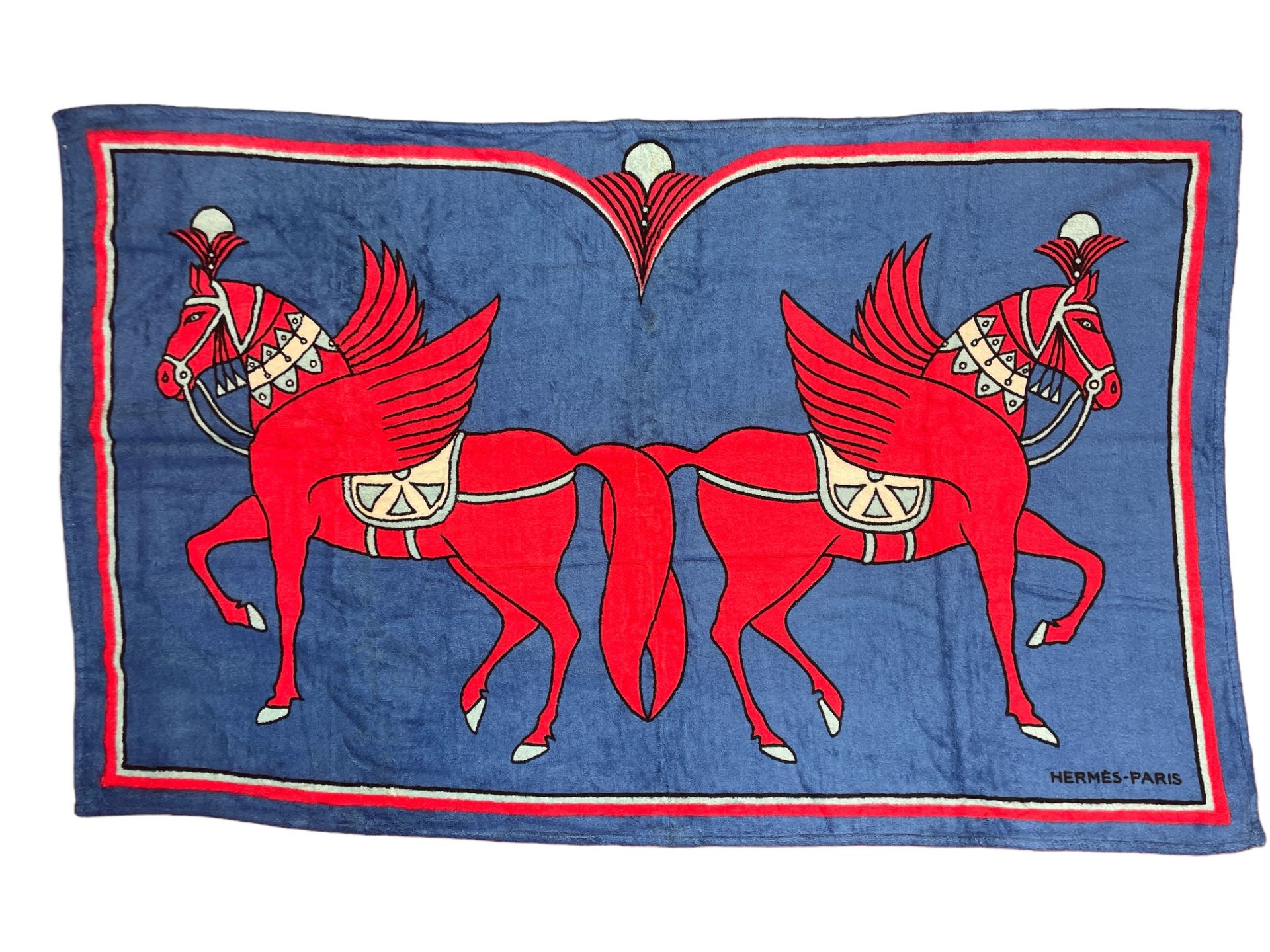 Null HERMES
Beach towel with winged horses