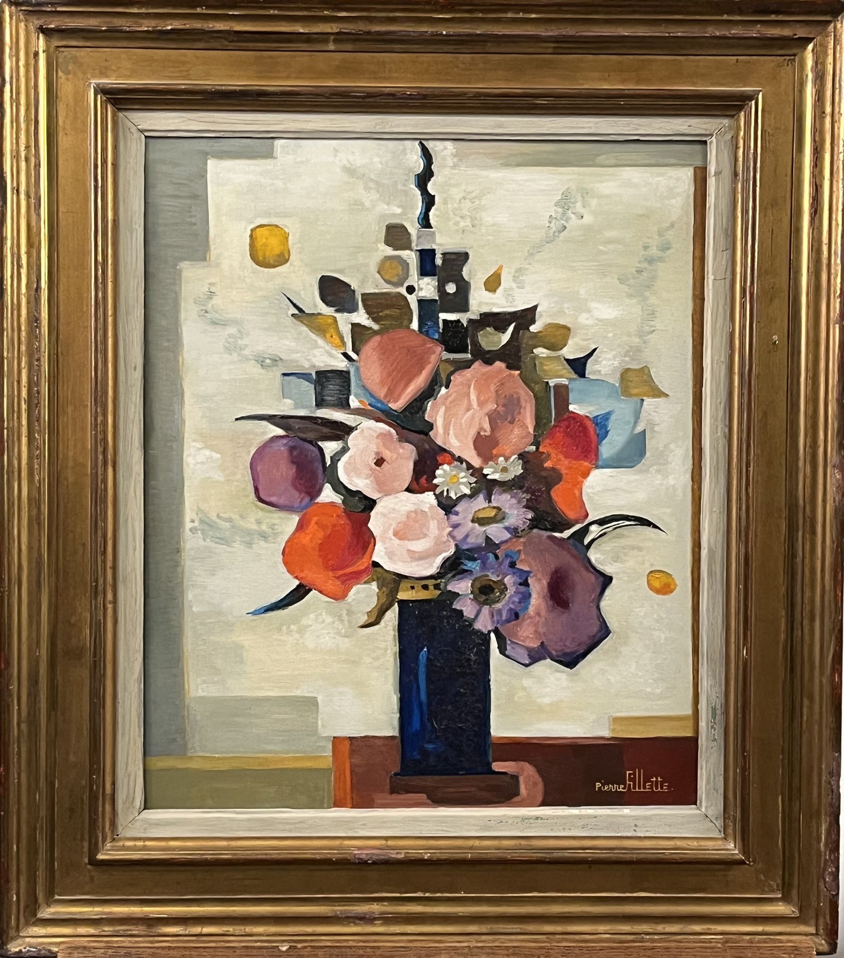Null PIERRE FILLETTE (1926-2003)

"Bouquet de fleurs"

Huile sur toile, signée e&hellip;