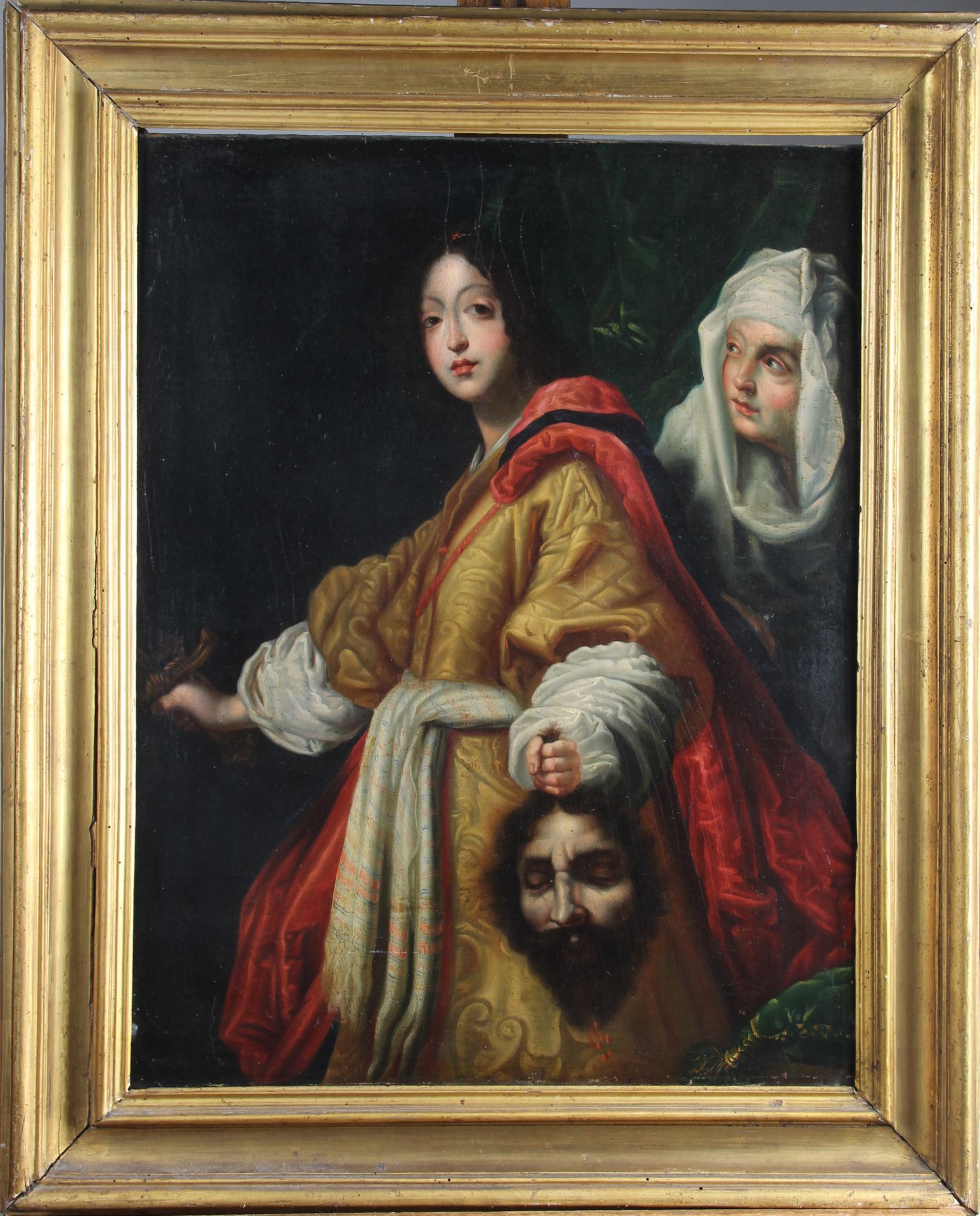 Null 19th CENTURY ITALIAN PATIENT

"Judith and Holofernes" 

Oil on canvas.

Dim&hellip;