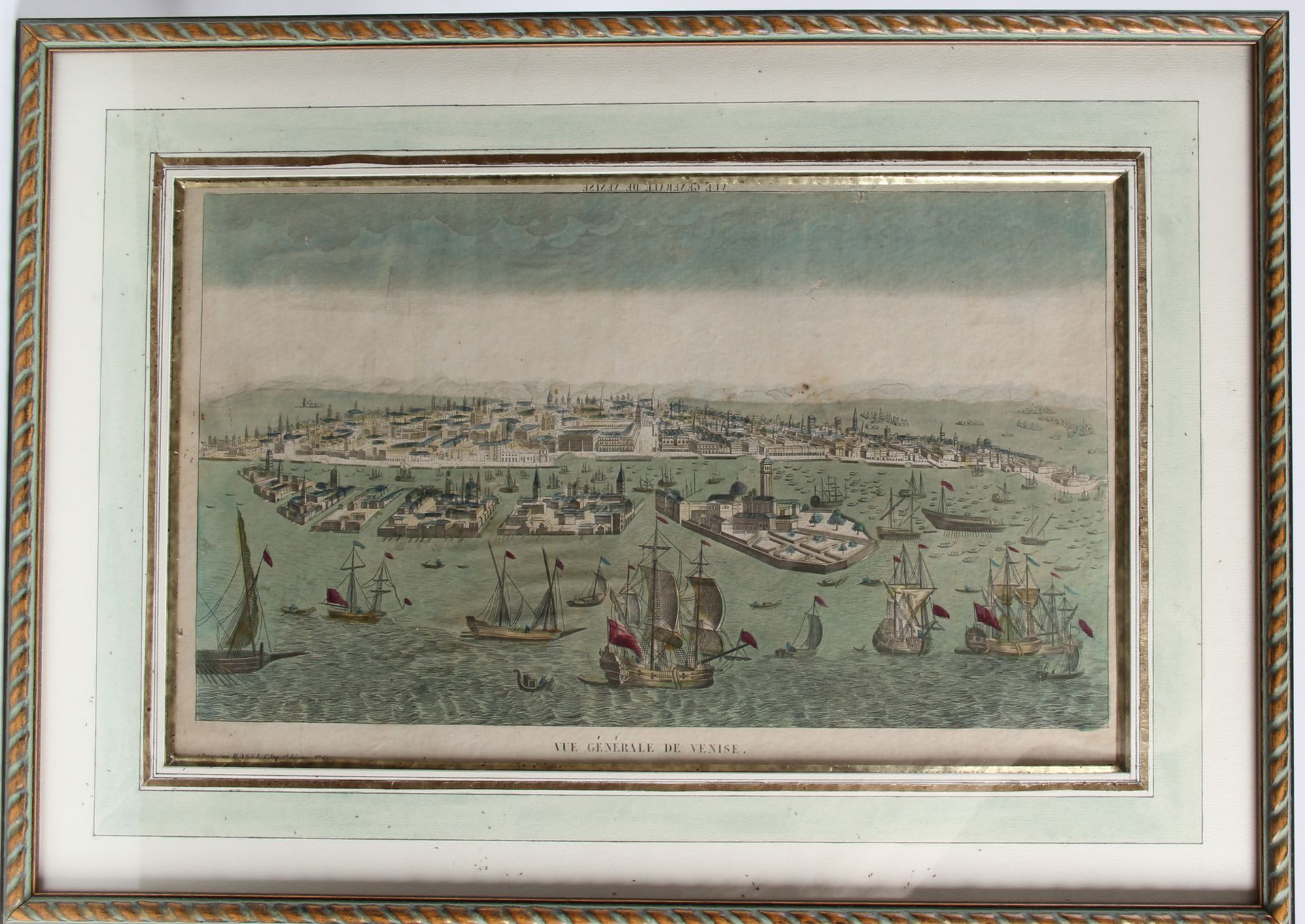 Null 18世纪的两个光学视图

"威尼斯的总体情况

尺寸：25,5 x 41 cm

"摩洛哥港口的景色

尺寸：28,5 x 42 cm