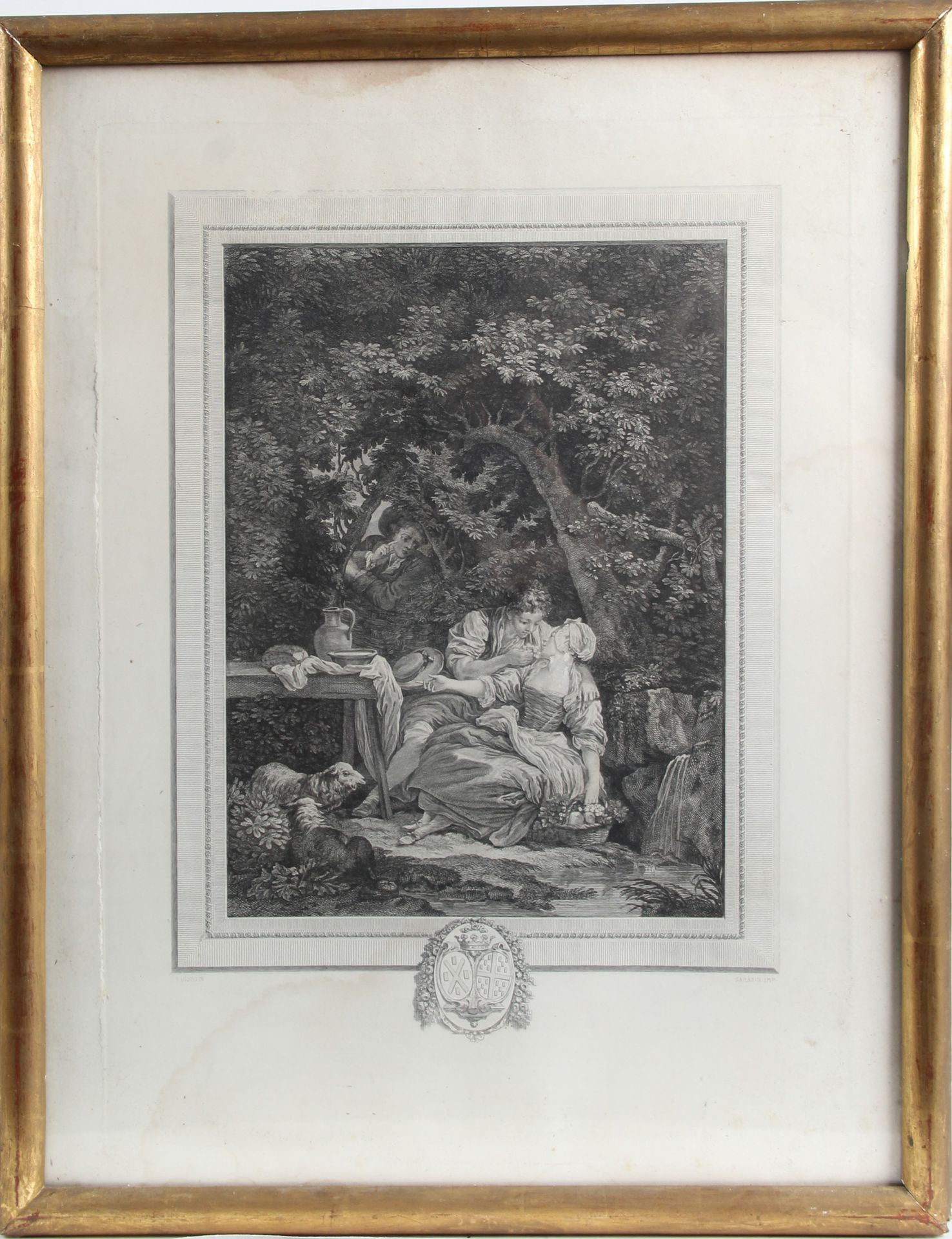 Null 十八世纪后的两幅版画作品集

两幅 "银河景象"，出自博杜安之手，由萨拉钦刻制。

"Le repas chapardé "和 "l'amitié r&hellip;