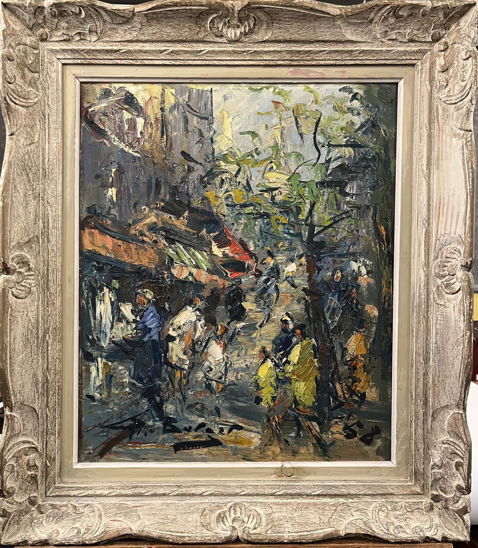 Null French school of the 20th century

"Rue de Paris"

Oil on canvas signed low&hellip;