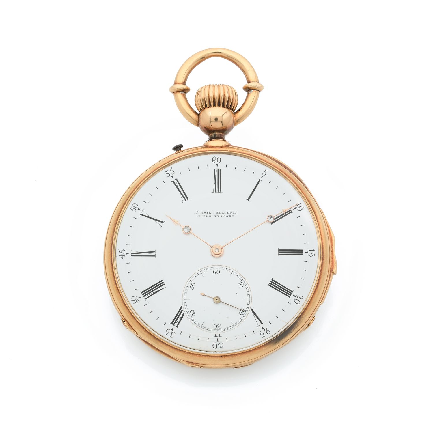 Null 路易斯-埃米尔-胡盖宁
四分之一的排练
N° 46000
约1880年。
黄金750/1000 Gousset腕表，带小时和刻钟报时。黄金750/10&hellip;
