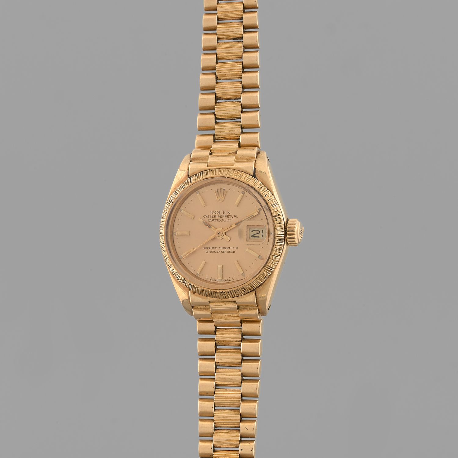 Null ROLEX
Datejust.
Ref: 6927.
Circa: 1973.
Ladies' wristwatch in yellow gold 7&hellip;