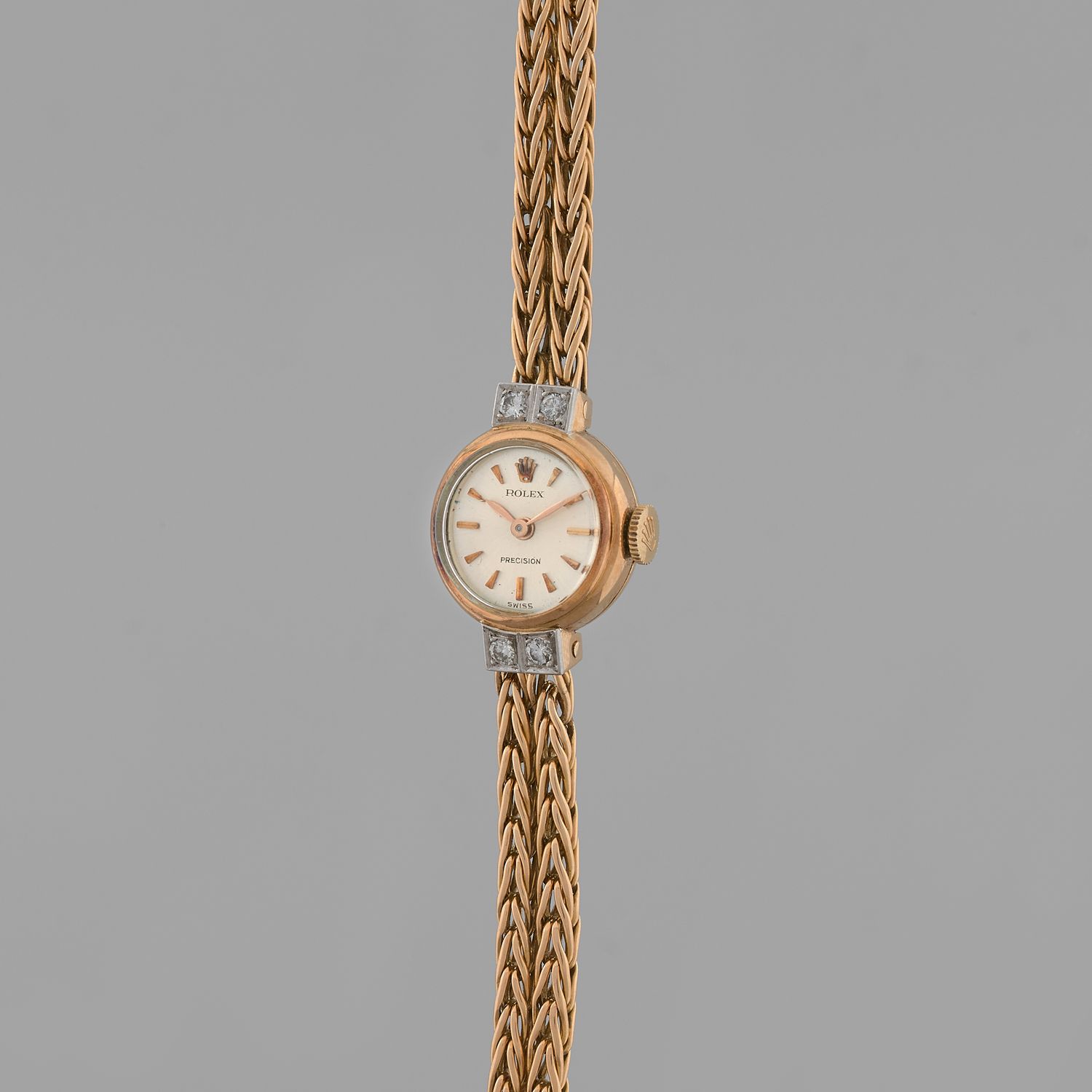 Null ROLEX
Precision. 
N° : 3011. 
Around : 1950.
Rolex watch in yellow gold 750&hellip;