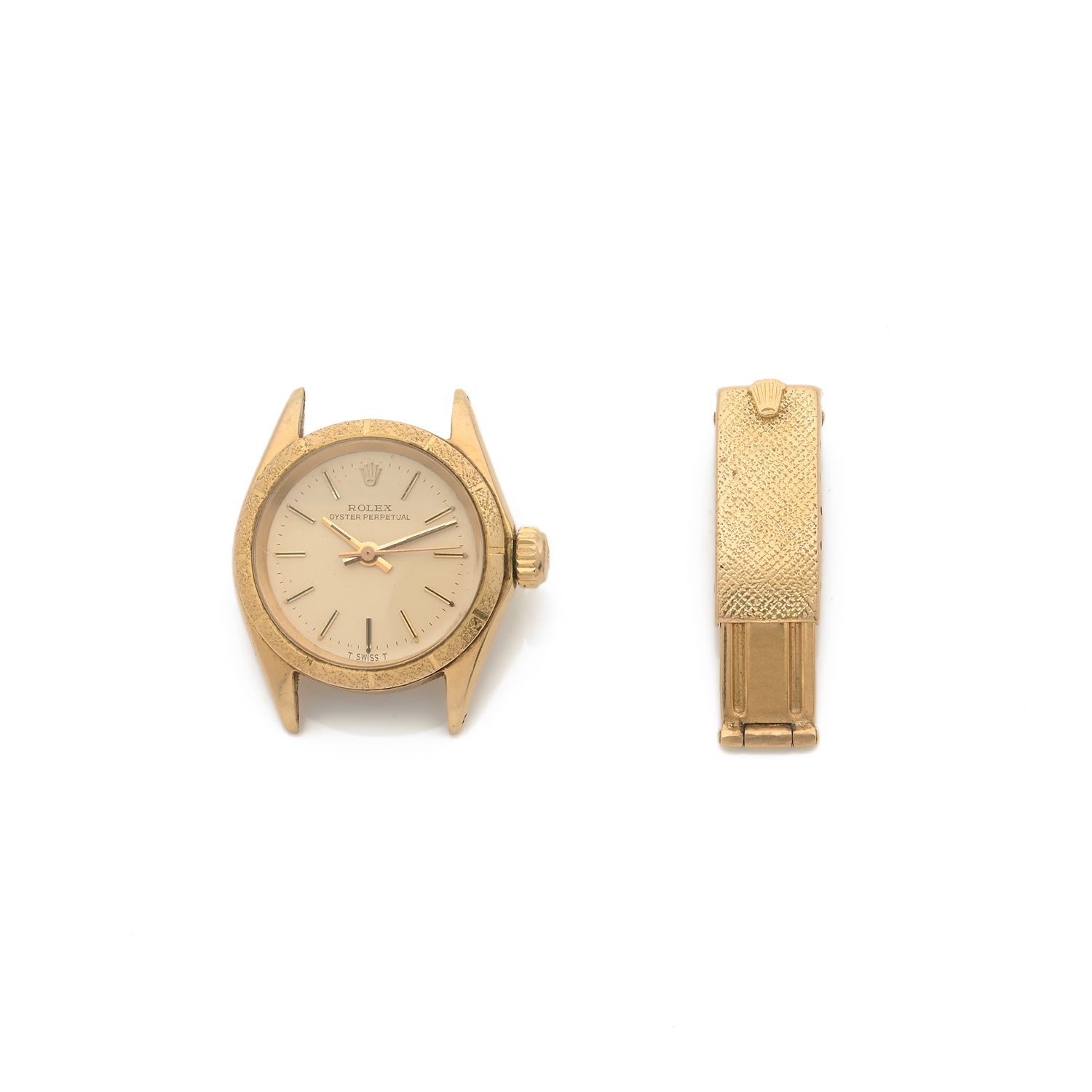 Null ROLEX WITH CLASP
Oyster Perpetual. 
Ref : 6801.
N° : 1989732.
Circa : 1969.&hellip;