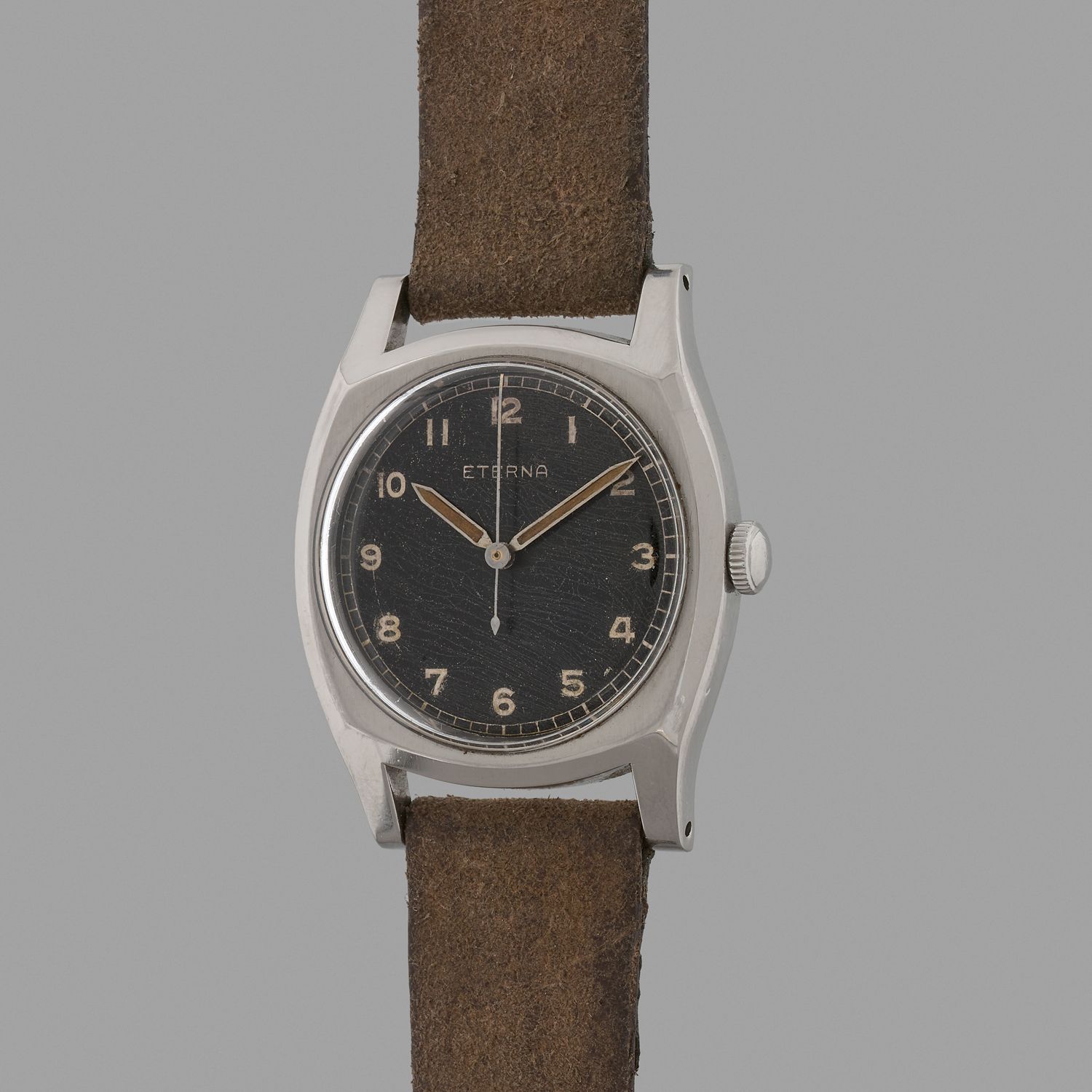 Null *ETERNA 
淘宝网
N° : 3265297. 
约：1940年。 
第二次世界大战期间与英国空军一起作战的捷克军队的飞行员手表。枕形钢制表壳。&hellip;