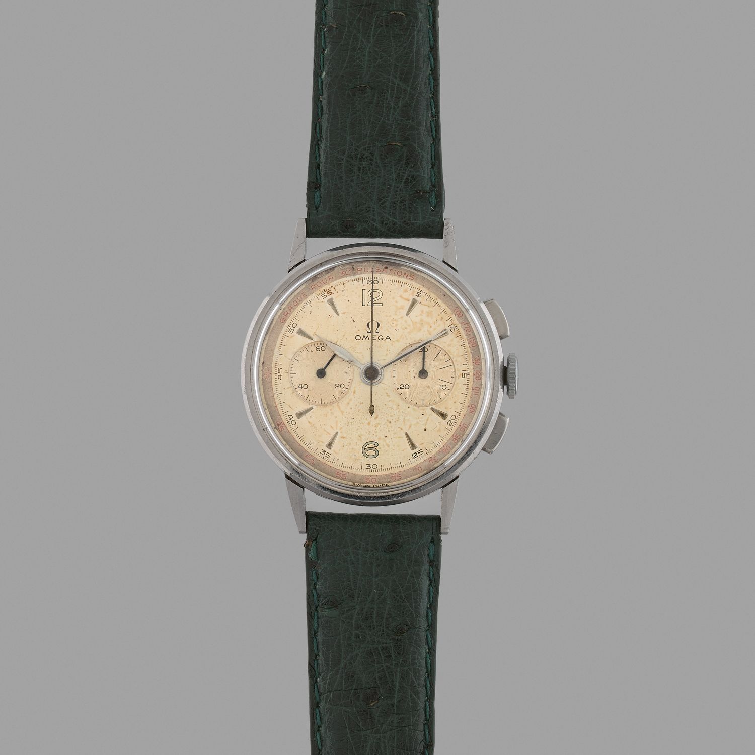 Null *OMEGA CHRONO
Chronograph. 
Ref : 2278-3.
N° : 10830770.
Circa : 1940. 
Ste&hellip;