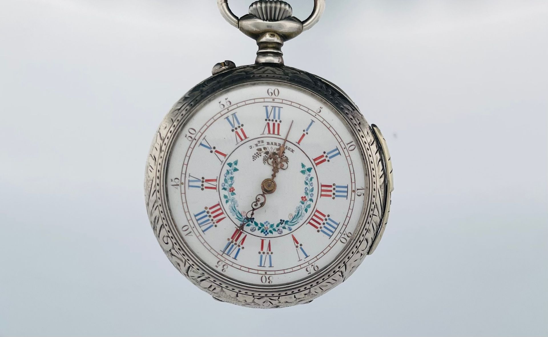 Null RELOJ DE BOLSILLO 
Cuarto repetidor. 
Circa: 1906. 
Elegante reloj de bolsi&hellip;