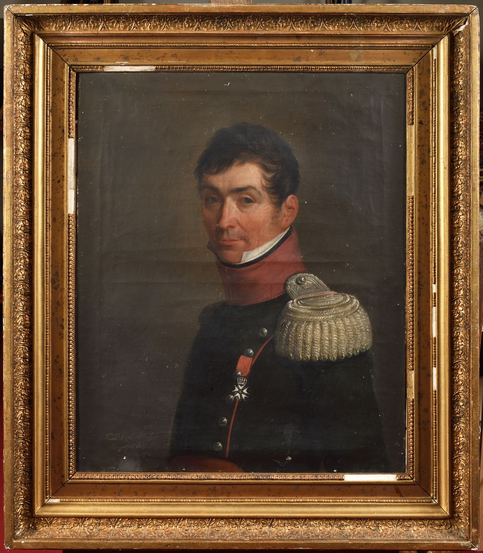 Null 查尔斯-皮埃尔-维尔赫斯特（1775-1820） 
"Joseph Antoine Joseph Chambarlhac的肖像，第一骑士团的中队长，荣&hellip;
