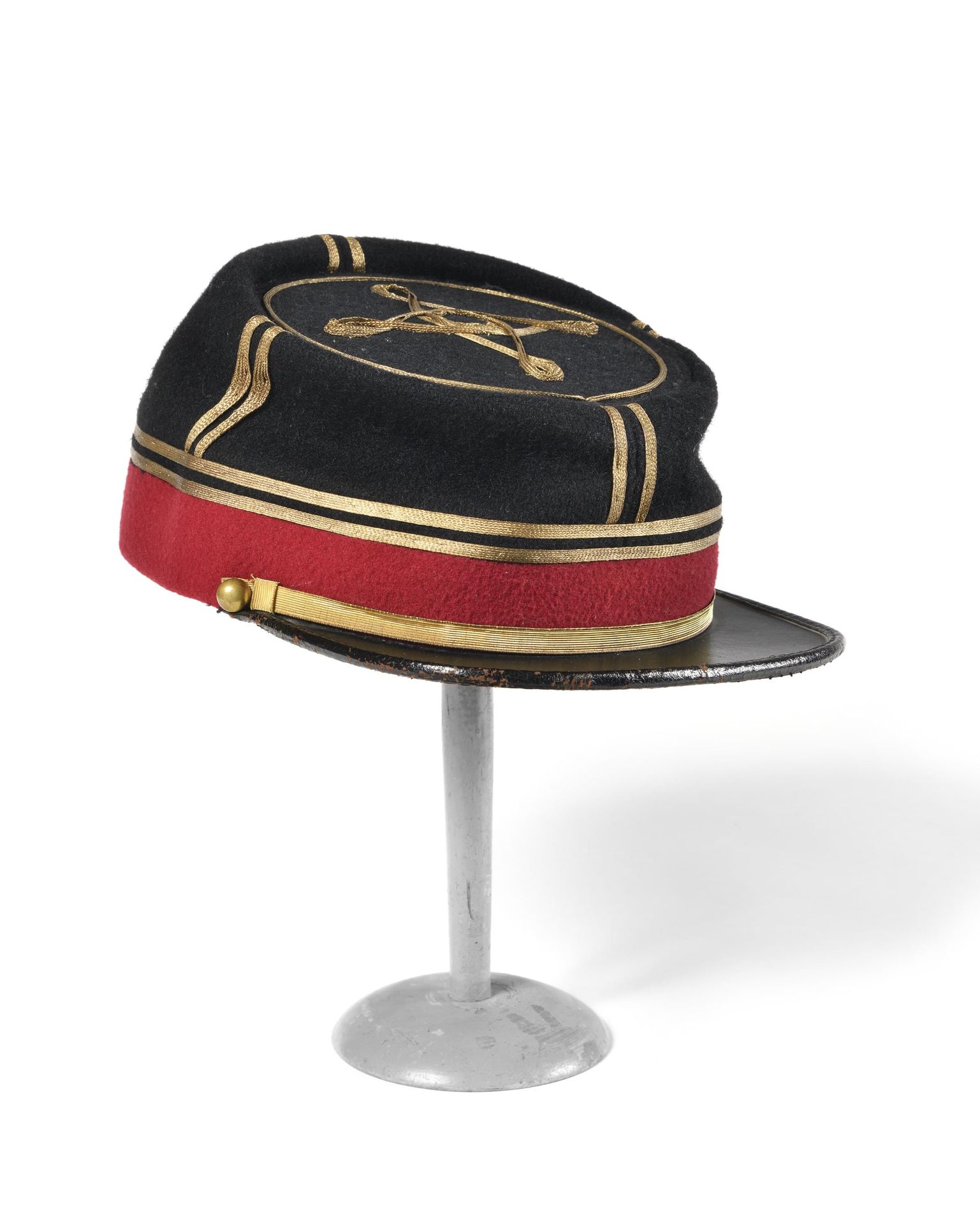 Null KEPI DE LIEUTENANT DE GARDE NATIONALE MOBILE DE STYLE SECOND EMPIRE. 
En dr&hellip;