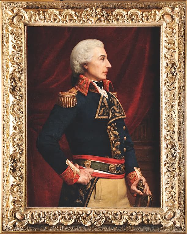 Null 莱昂-马西姆-费弗尔（1856-1941）。 
法国学校。 
"吉尔伯特-杜莫蒂埃-拉法耶特侯爵的肖像，作为法国大革命期间的一名
法国大革命时期的将军&hellip;