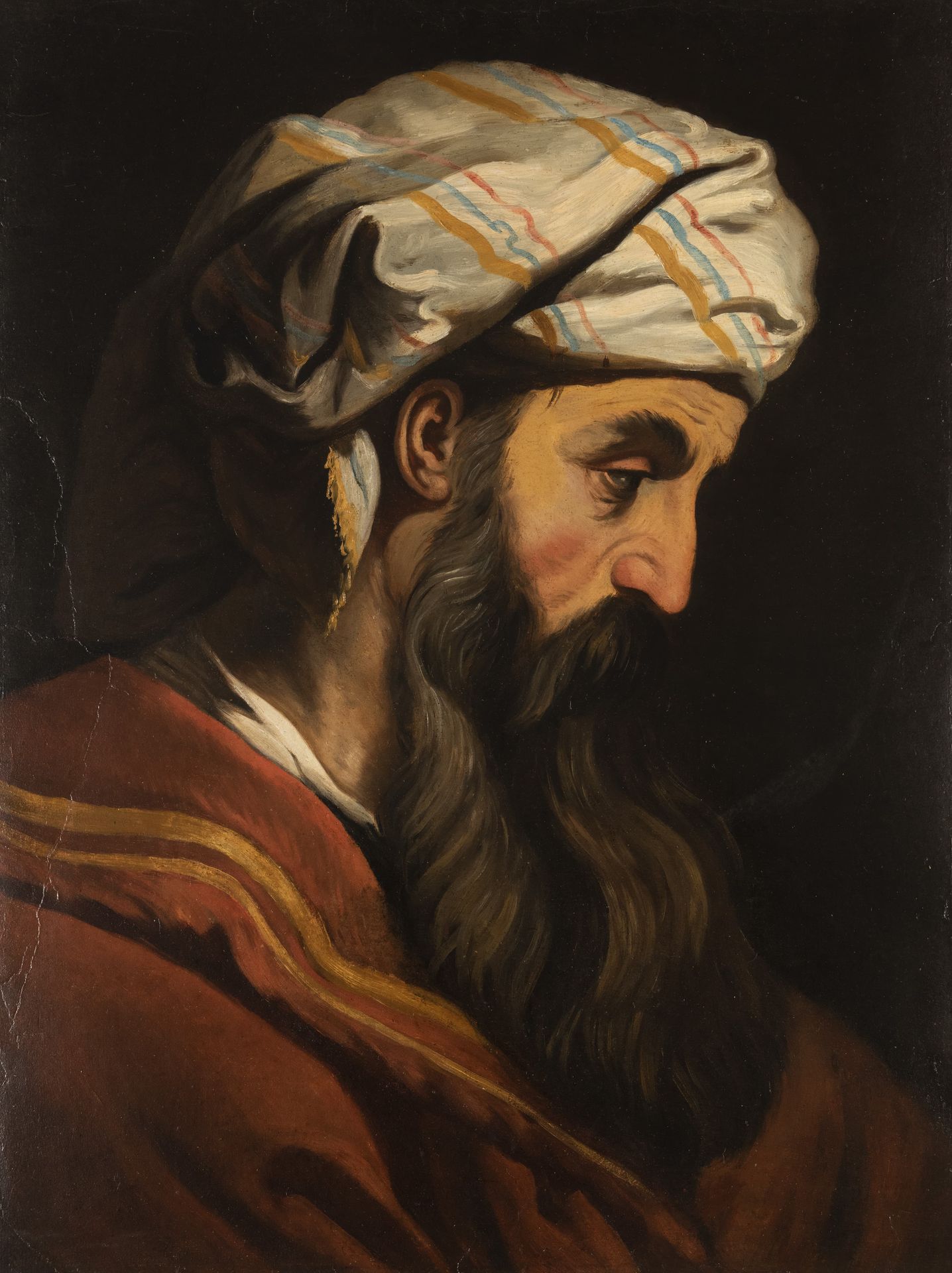 Null ECOLE FRANÇAISE DU XIXE SIECLE
L’homme au turban
Huile sur papier
64.5 x 48&hellip;