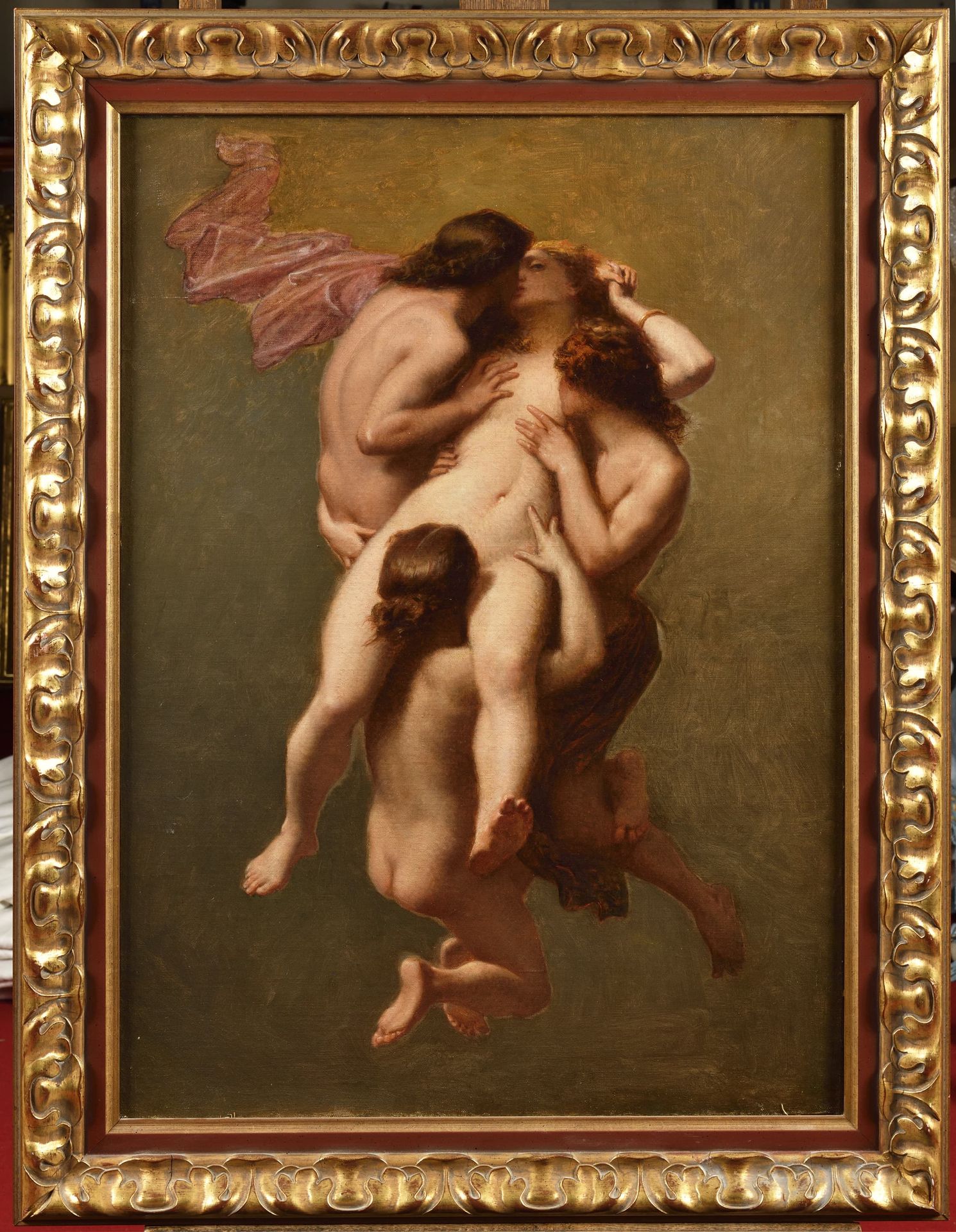 Null 19世纪的法国艺术家，在OCTAVE TASSAERT（法国/1800-1874）之后。
受诅咒的女人
布面油画
81.5 x 58.5厘米
带画框：&hellip;