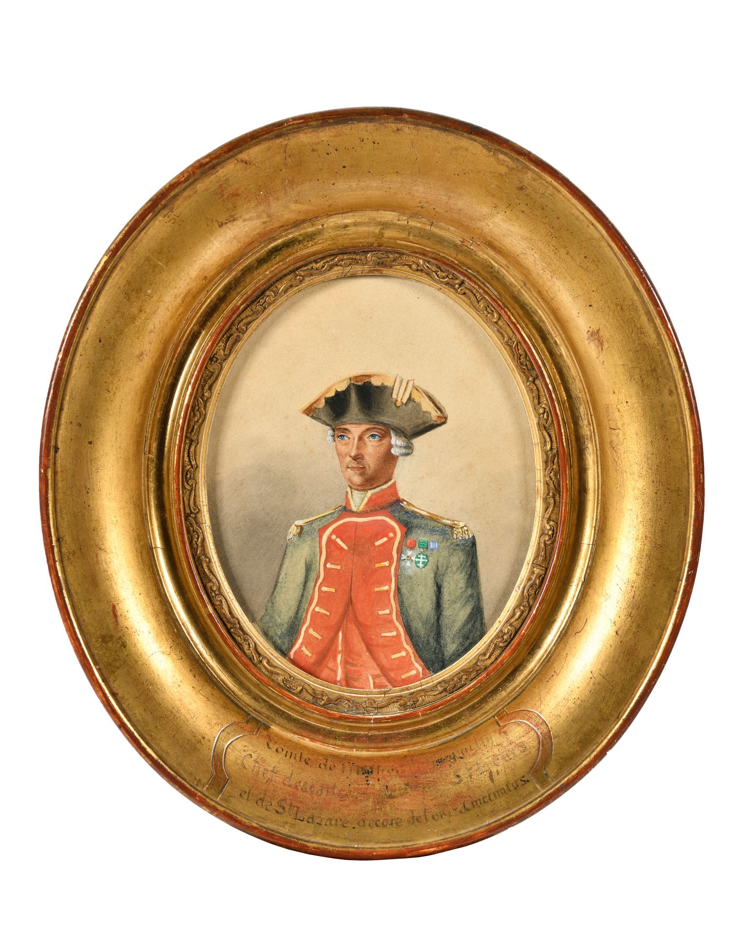 Null Ecole française du XIXe siècle. 
« Portrait du Comte Claude Mithon de Senne&hellip;