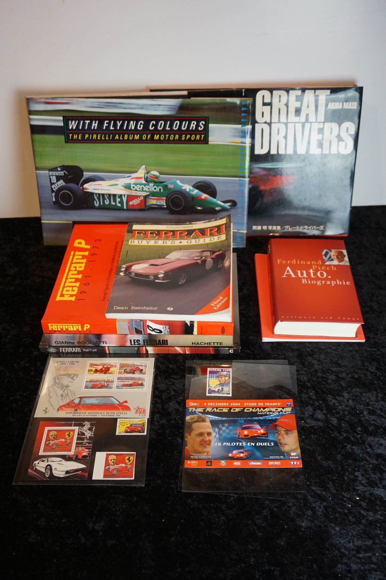 Null Books and stamps 
- Withe Fliying Colours, the pirelli album of motor sport&hellip;