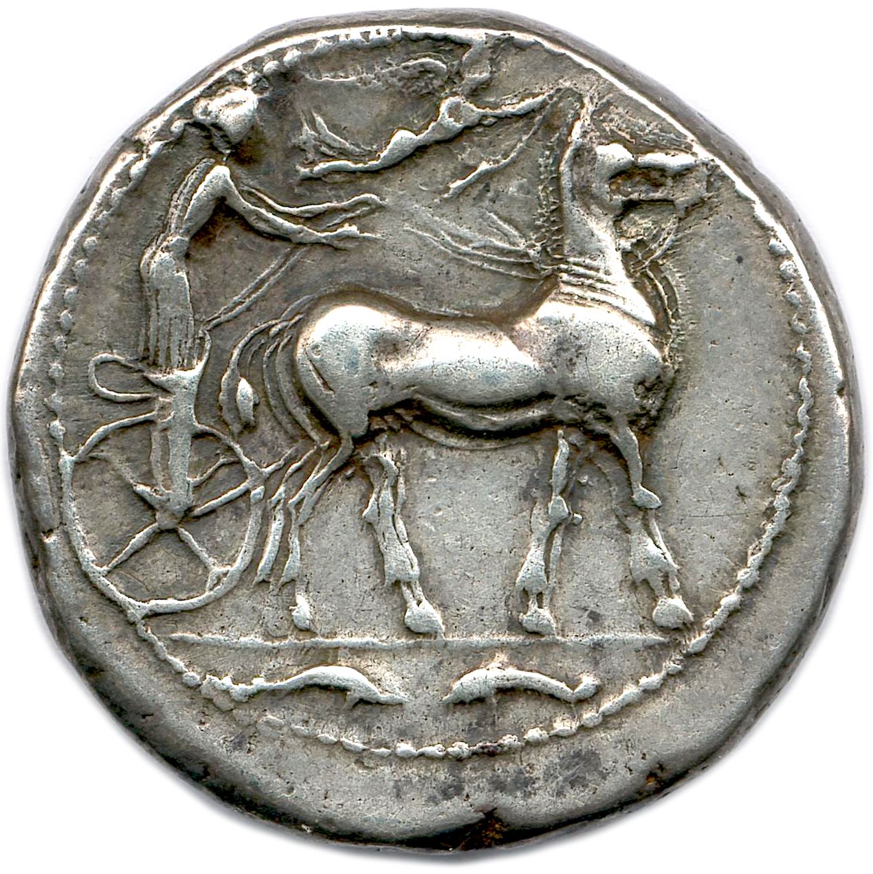 Null SICILY - MESSINA 461-396
A pack of mules driven by an charioteer. Niké, fly&hellip;