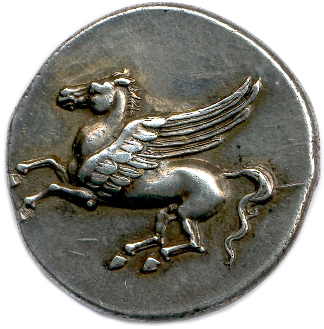 Null SICILE – SYRACUSE Colonie de Corinthe 344-317 Règne de Timoléon 
Pégase vol&hellip;